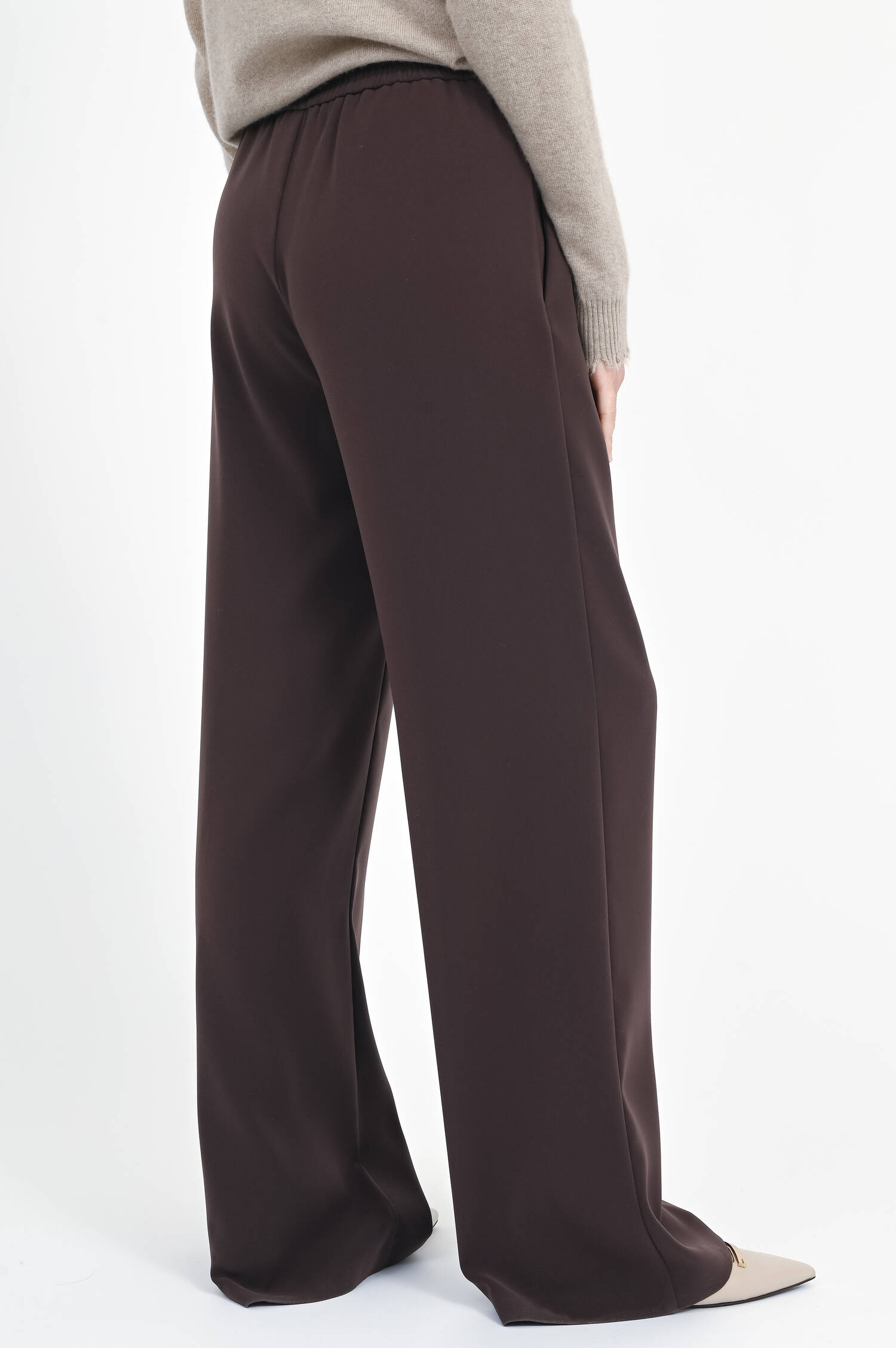 Straight-Leg-Hose in Braun