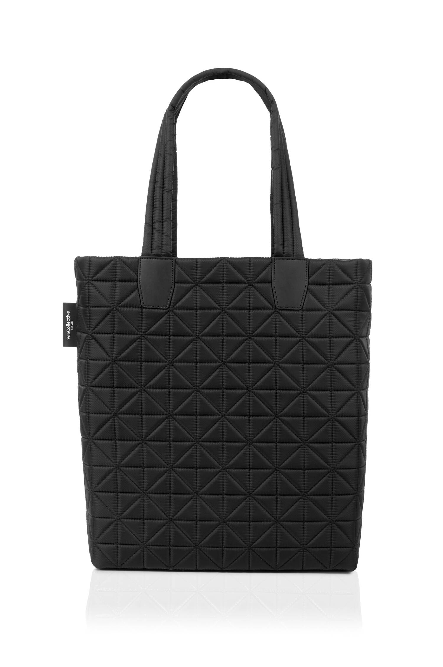 Gesteppter VEE SHOPPER in Schwarz