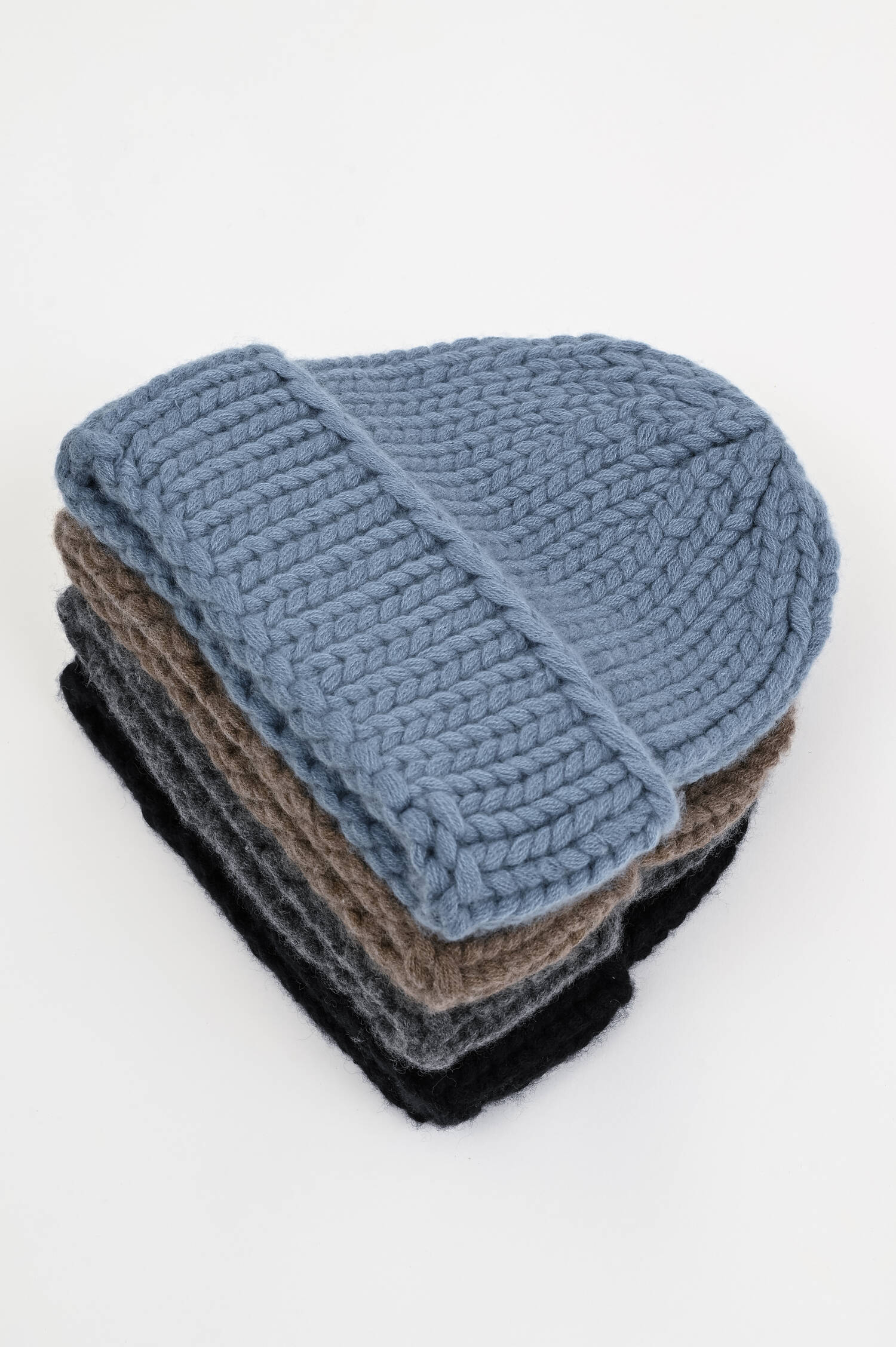 Maxi-Cashmere-Mütze in Blau