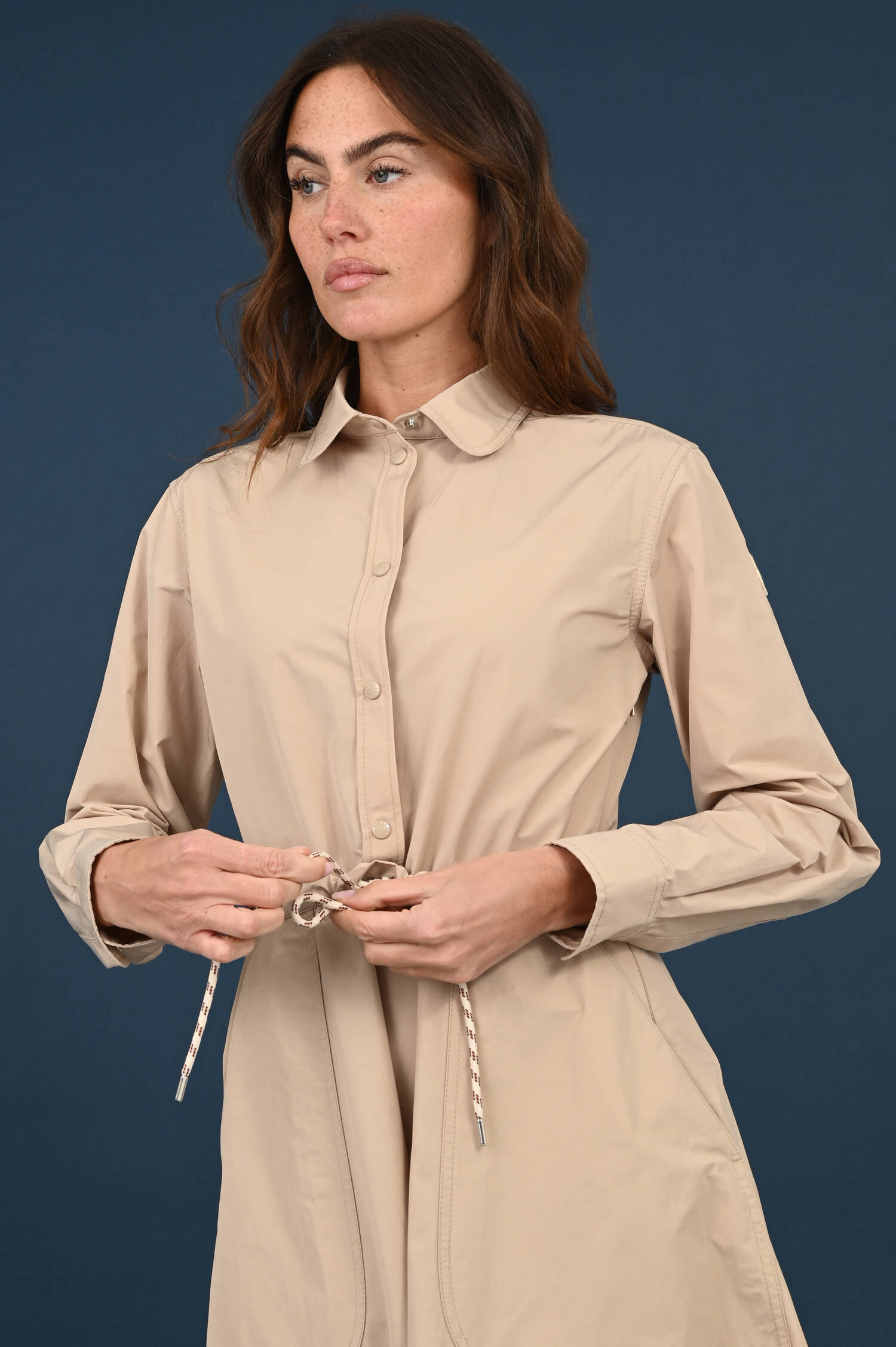 Blusenkleid in Beige