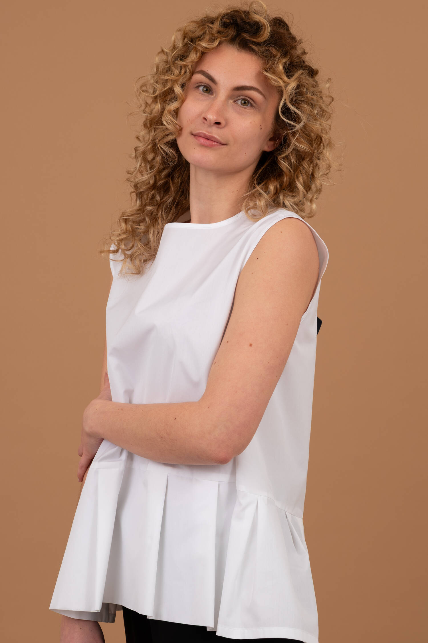Blusentop BRAVA in Weiß Blusentop BRAVA in Weiß