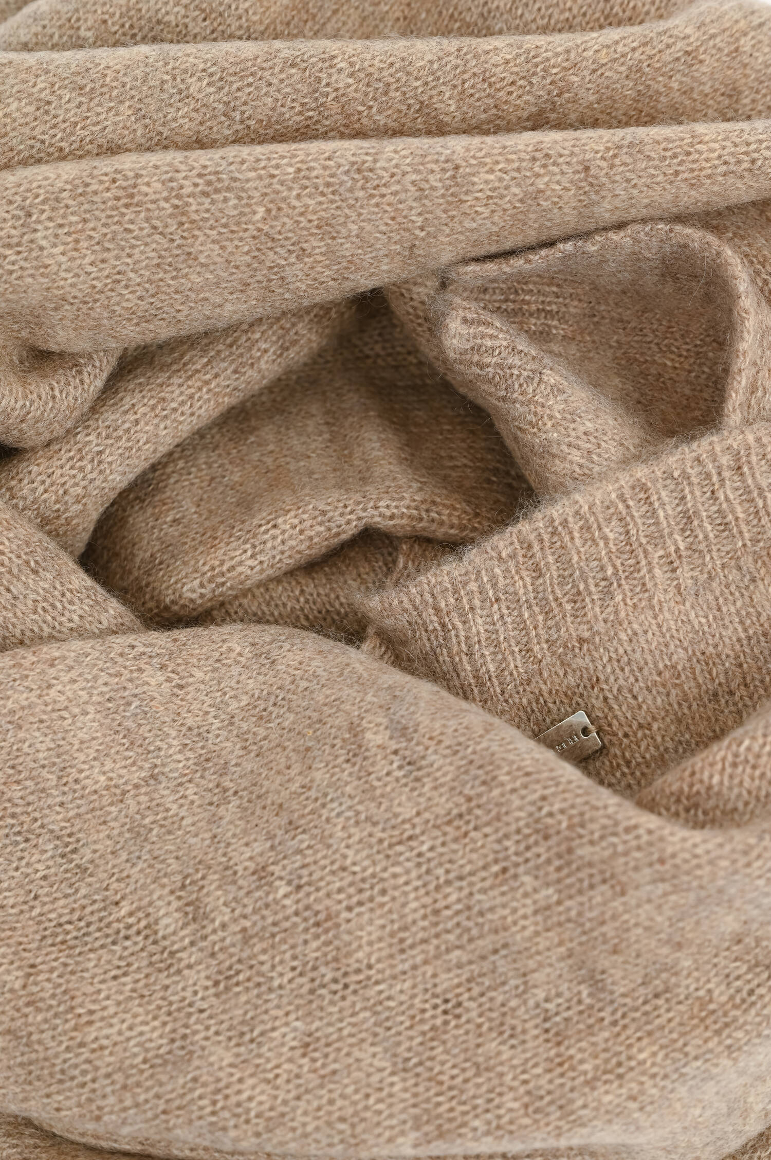 Cashmere-Schal in Taupe