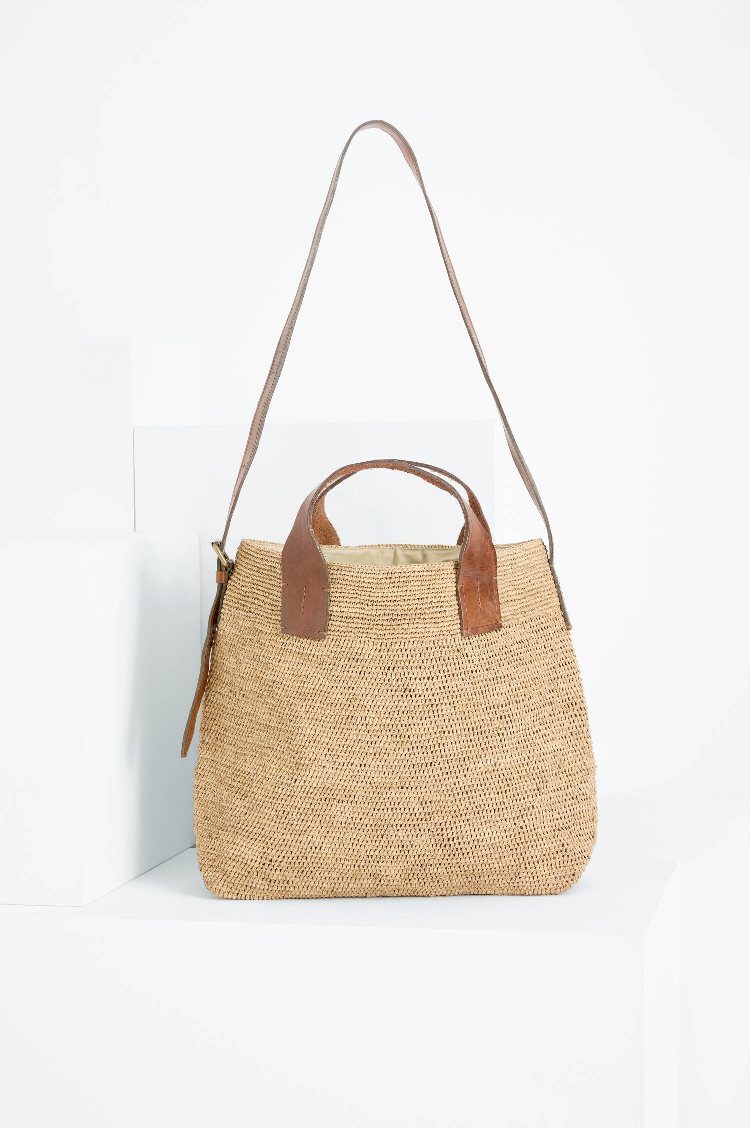 Gehäkelter Shopper METY in Natur