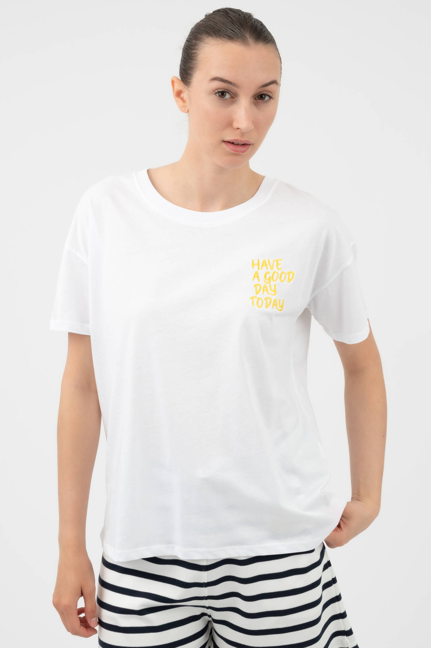 T-Shirt SMILEY in Weiß T-Shirt SMILEY in Weiß