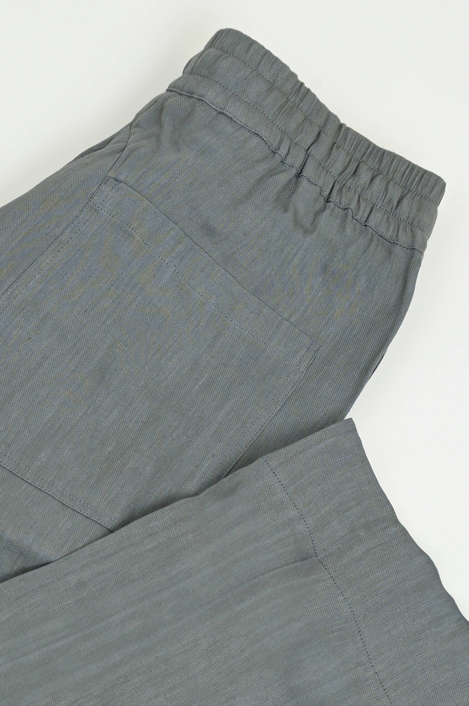 Leinen-Mix Hose in Cement