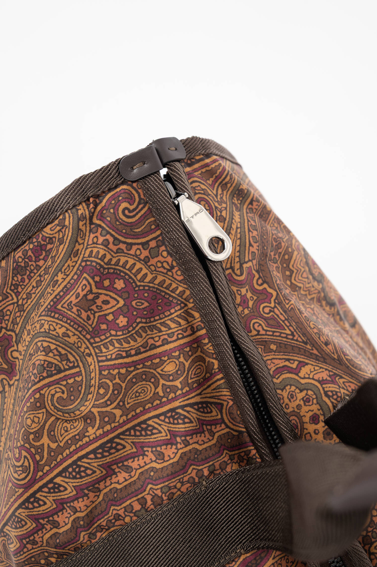 Paisley-Reisetasche in Braun