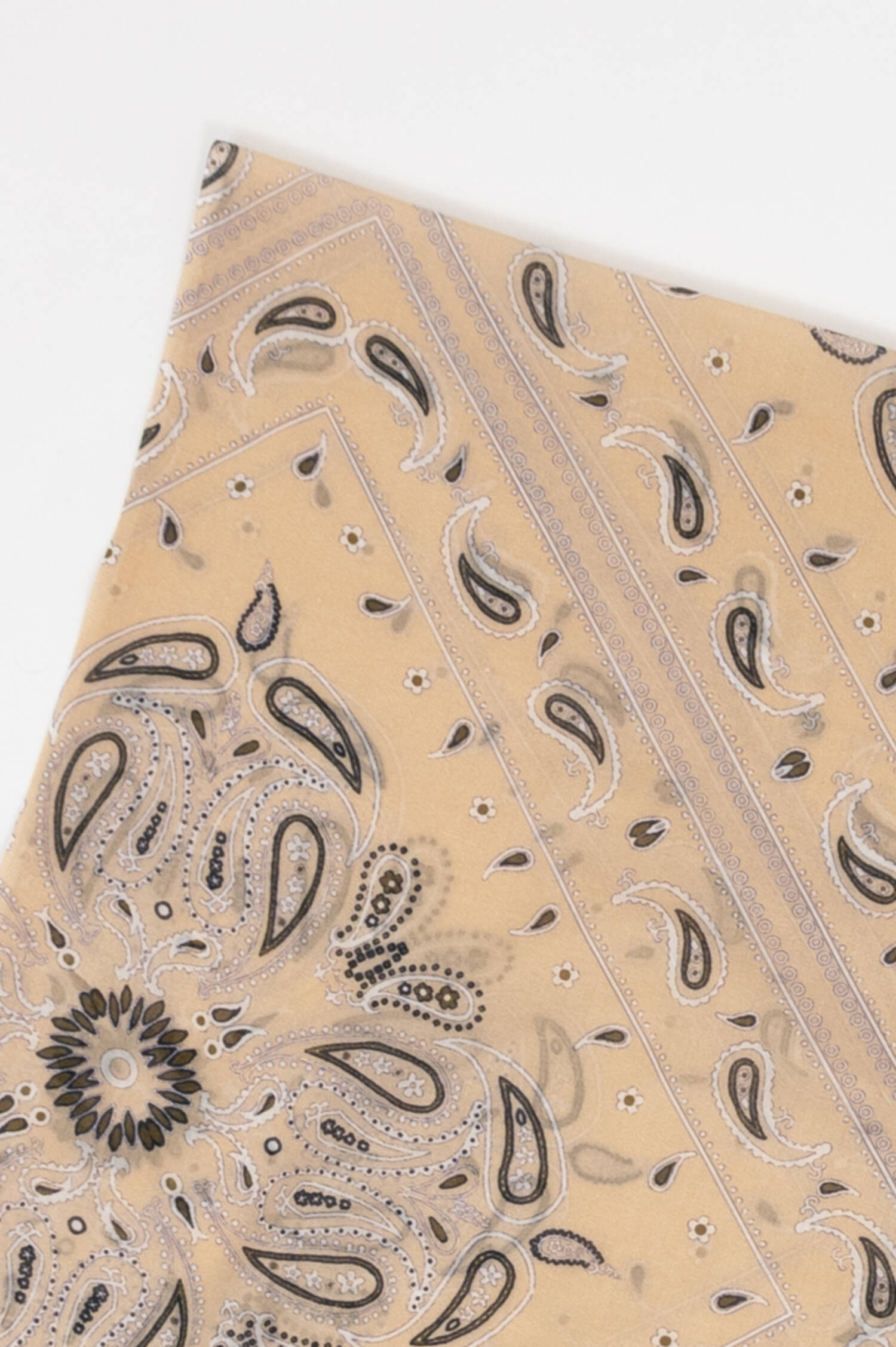 Gemustertes Tuch SARONG BANDANAS in Beige