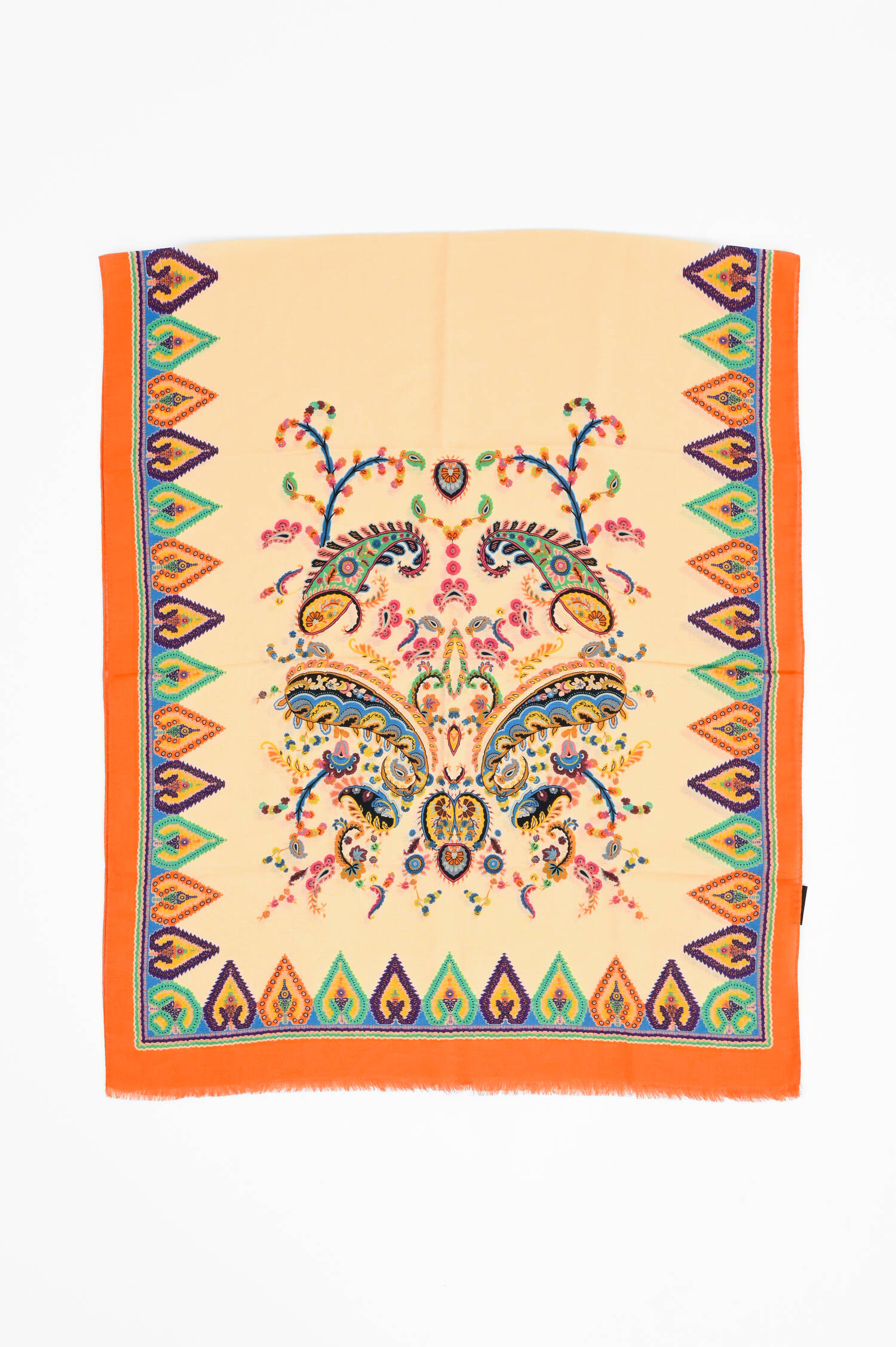 Schal aus Baumwoll-Modal-Mix in Multicolor