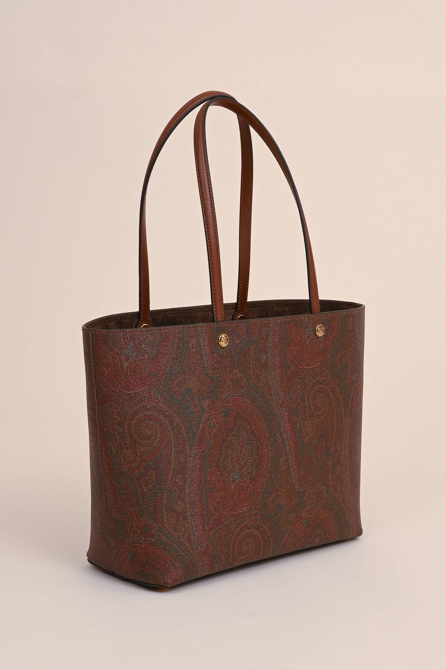 Shopper mit Allover Paisley Print in Braun