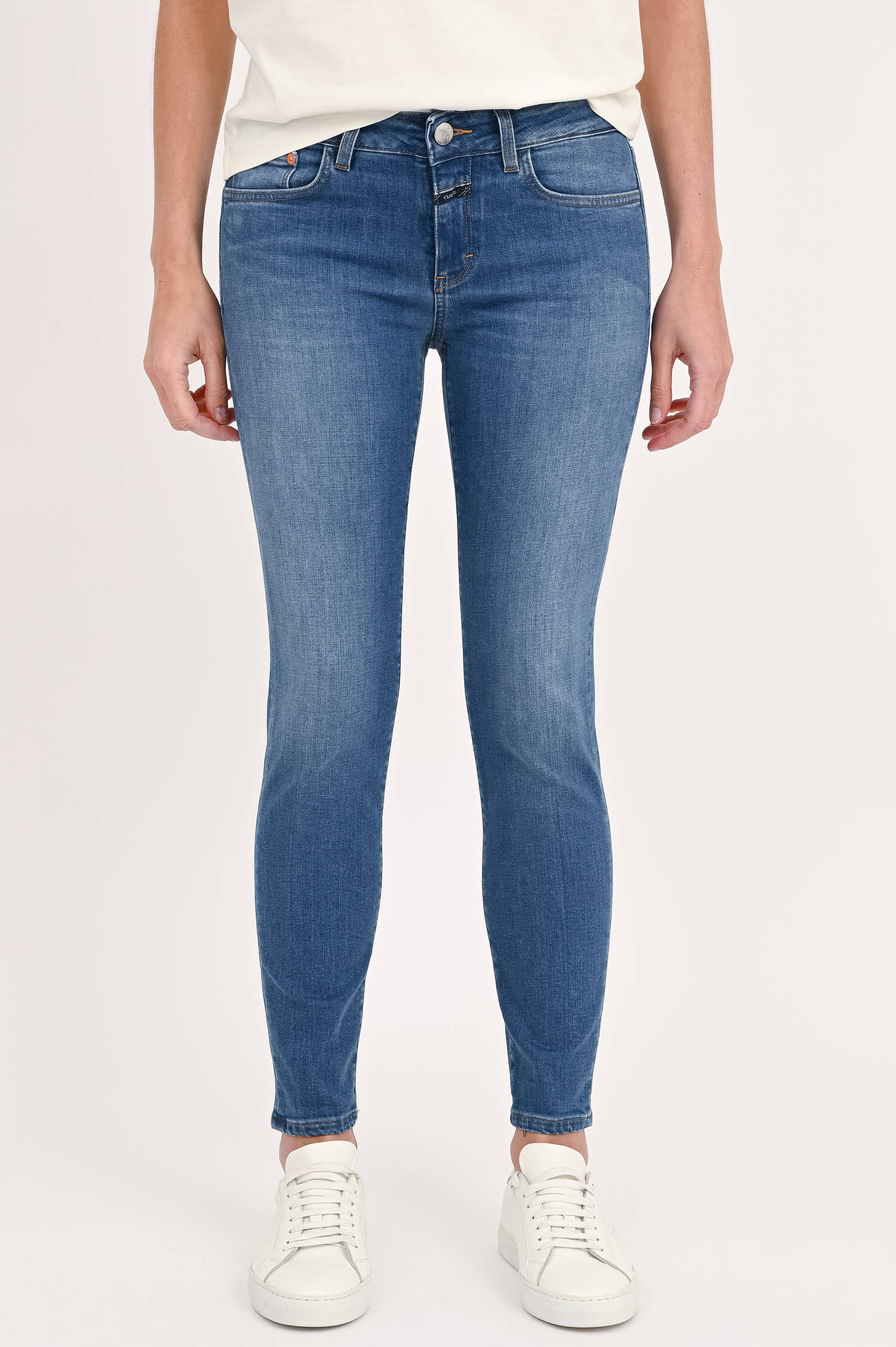 Slim Fit Jeans BAKER in Mittelblau