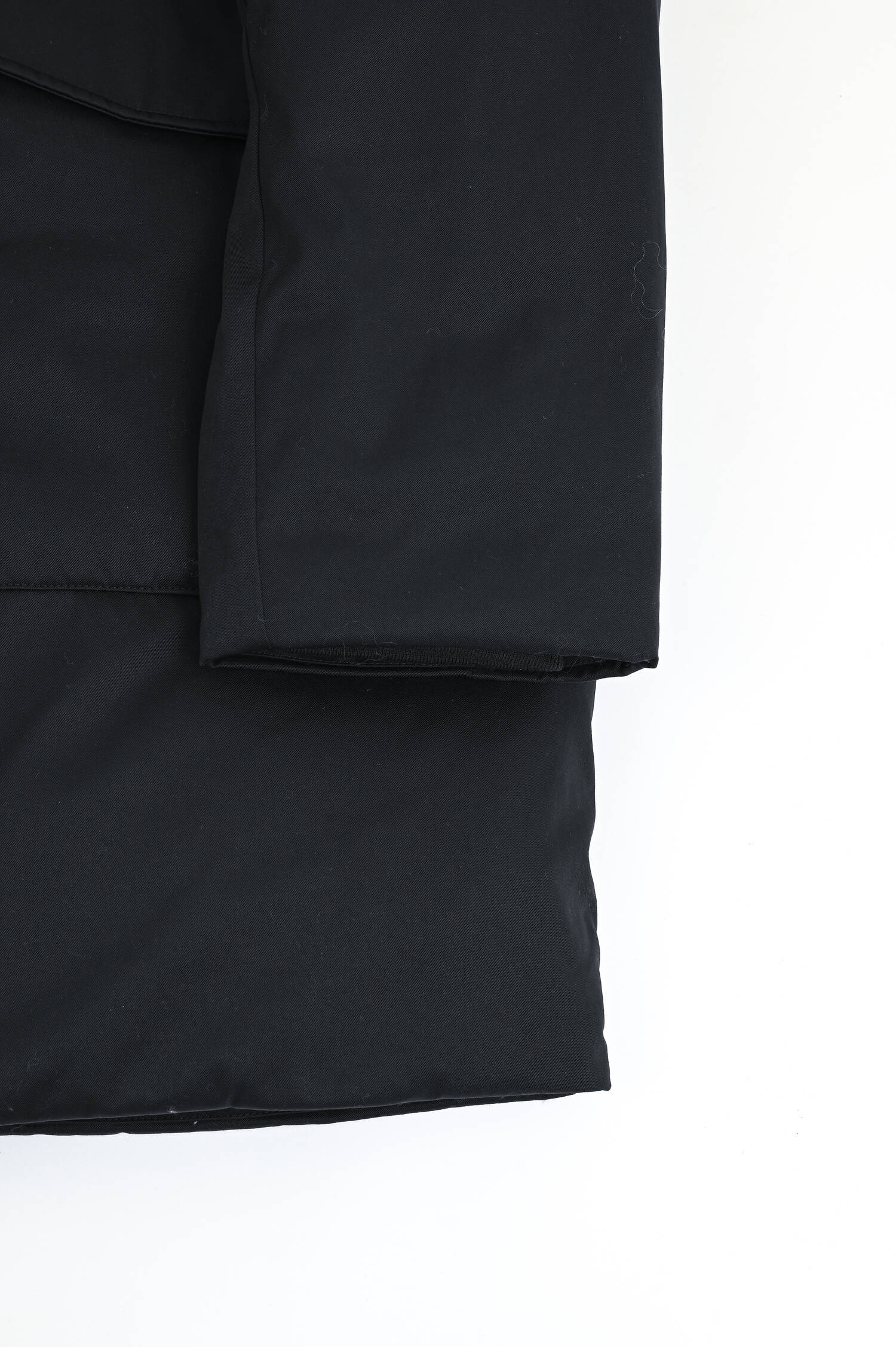 Puffer Coat in Schwarz