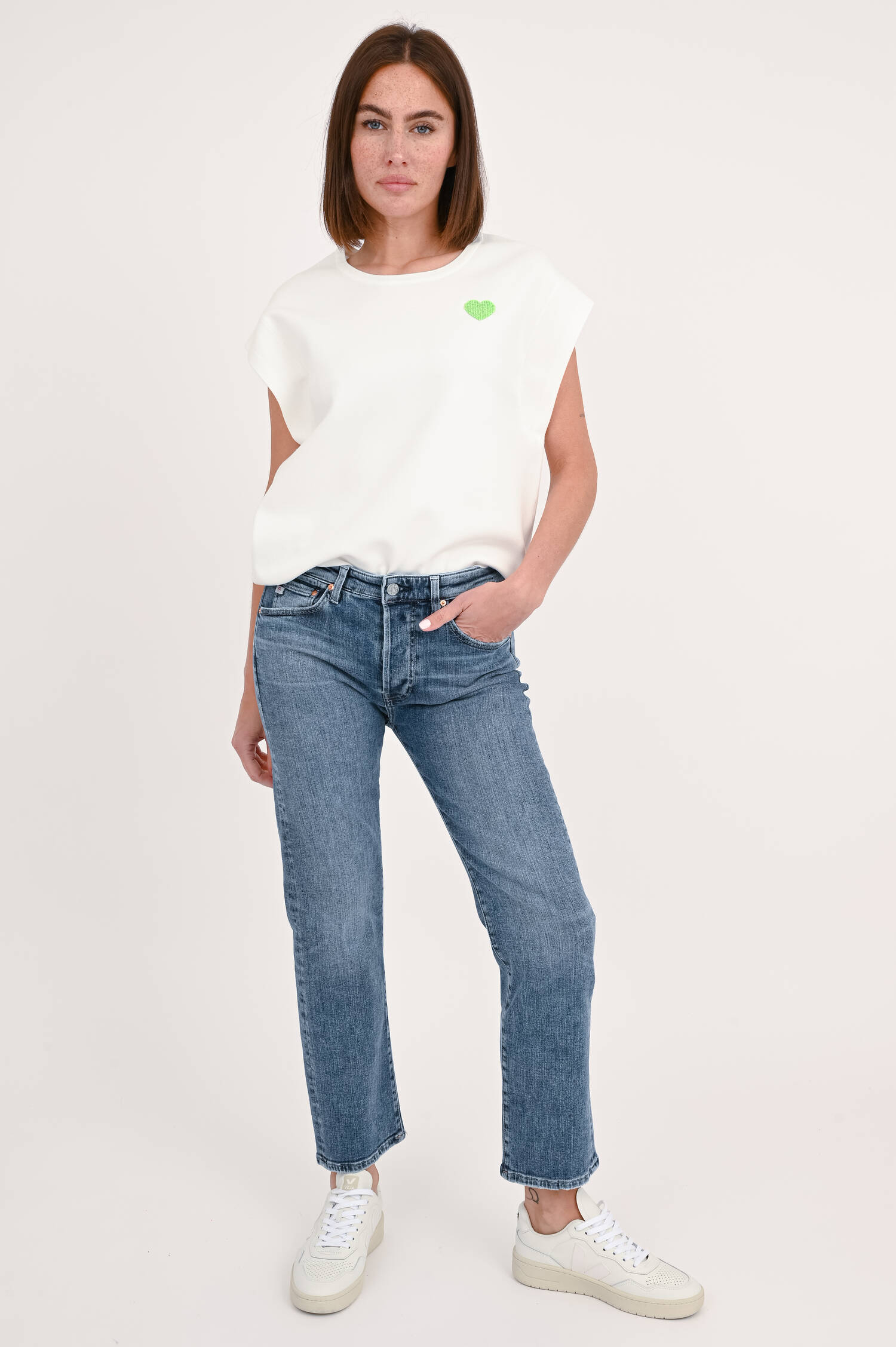 Jeans AMERICAN in Mittelblau
