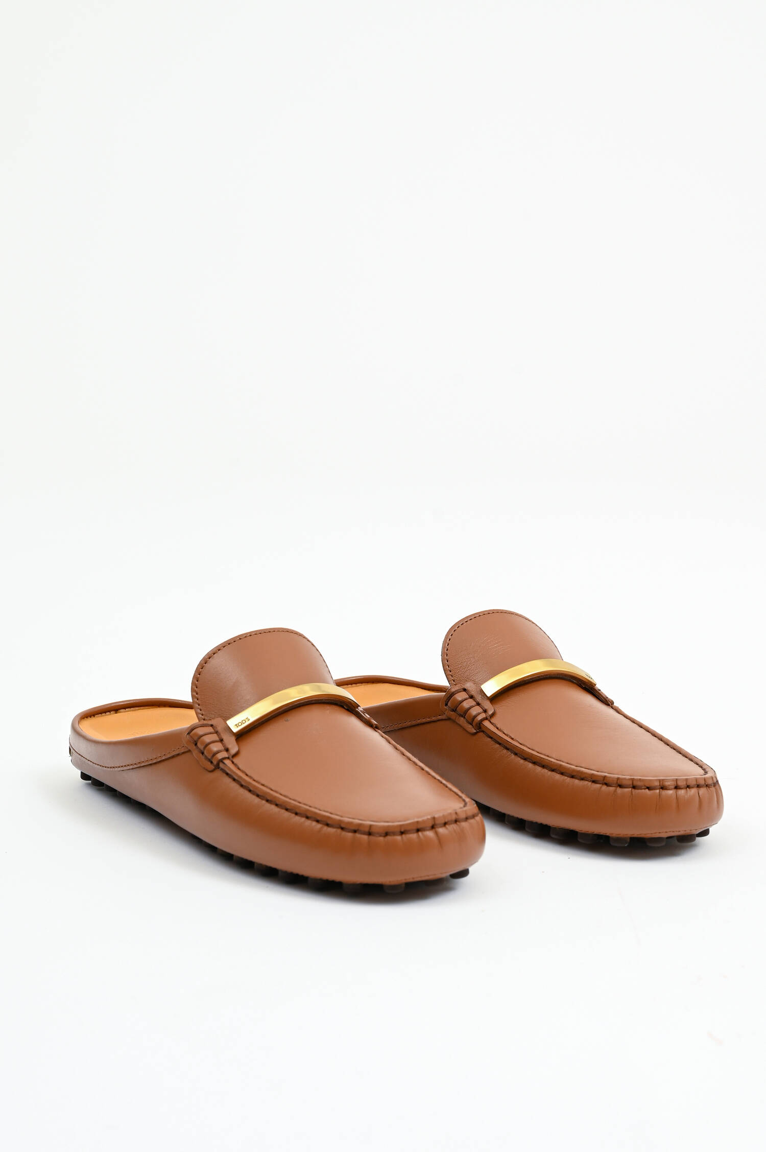 Mules mit Penny-Steg in Braun