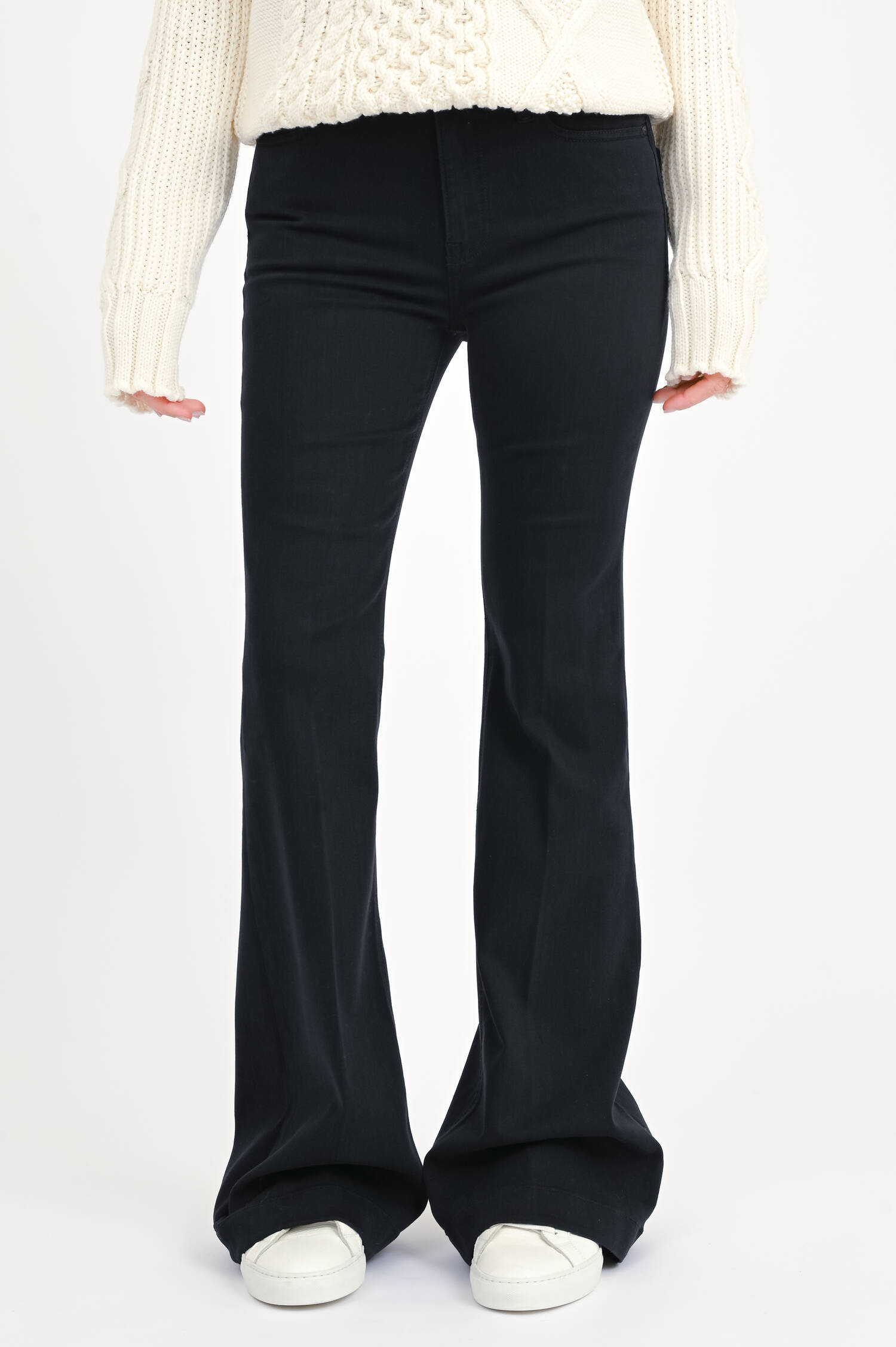 Wide Leg Jeans TROPEA in Schwarz Wide Leg Jeans TROPEA in Schwarz