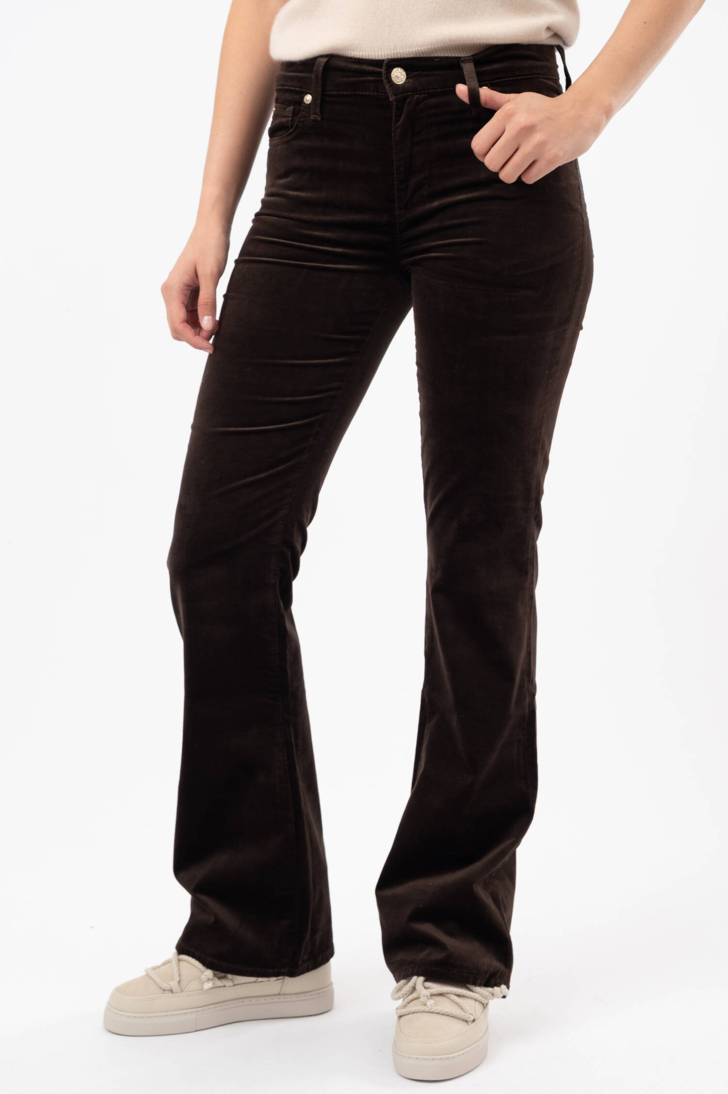 Baumwoll-Mix Hose in Braun Baumwoll-Mix Hose in Braun