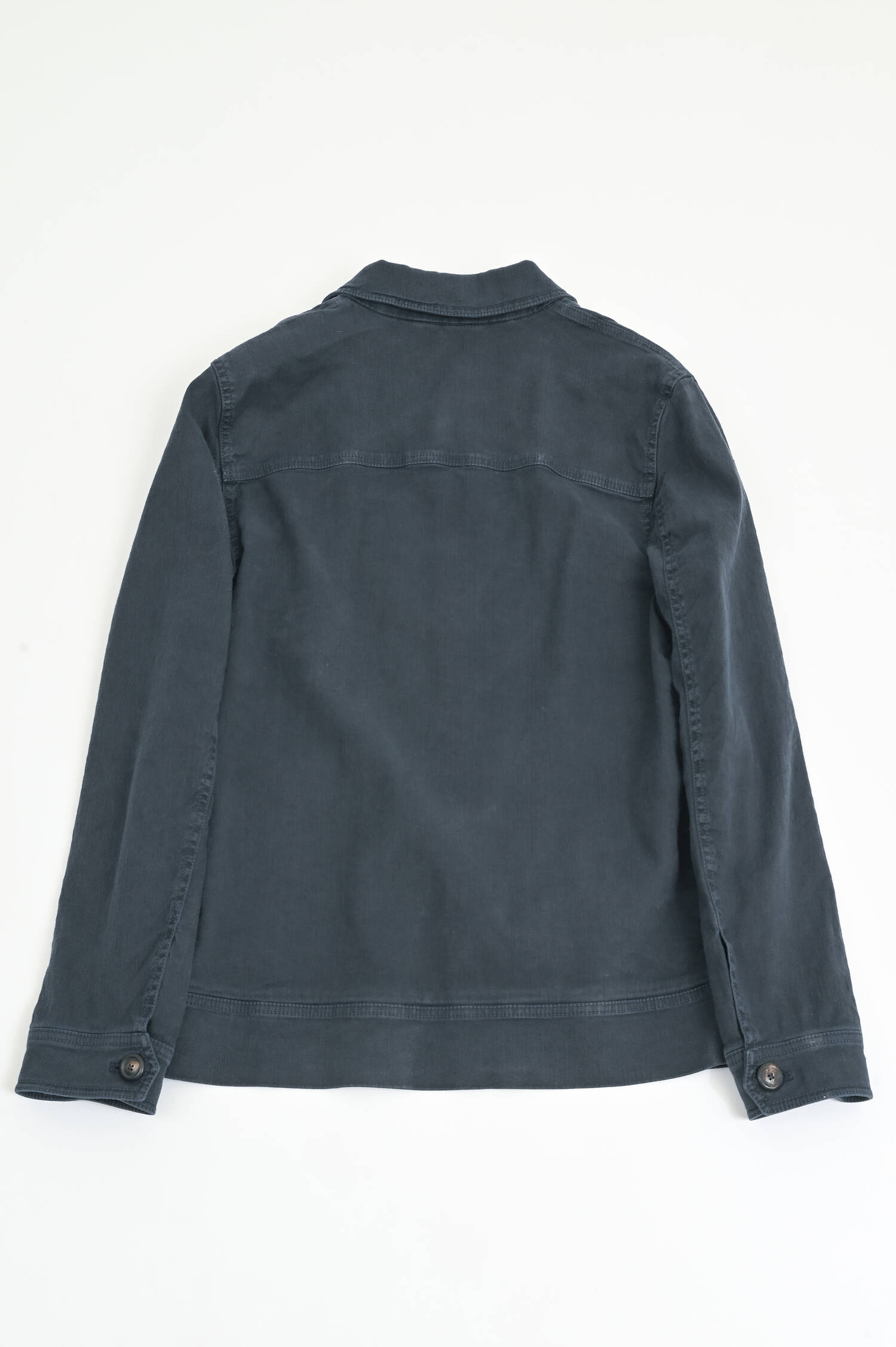 Jacke aus Leinen-Mix in Navy