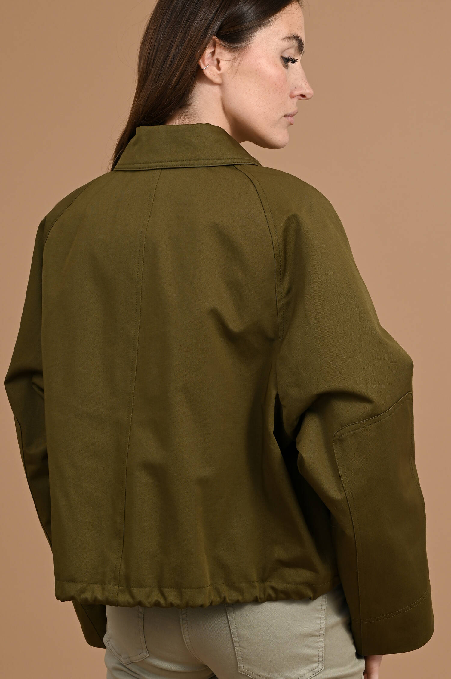 Blouson Jacke in Olive Blouson Jacke in Olive