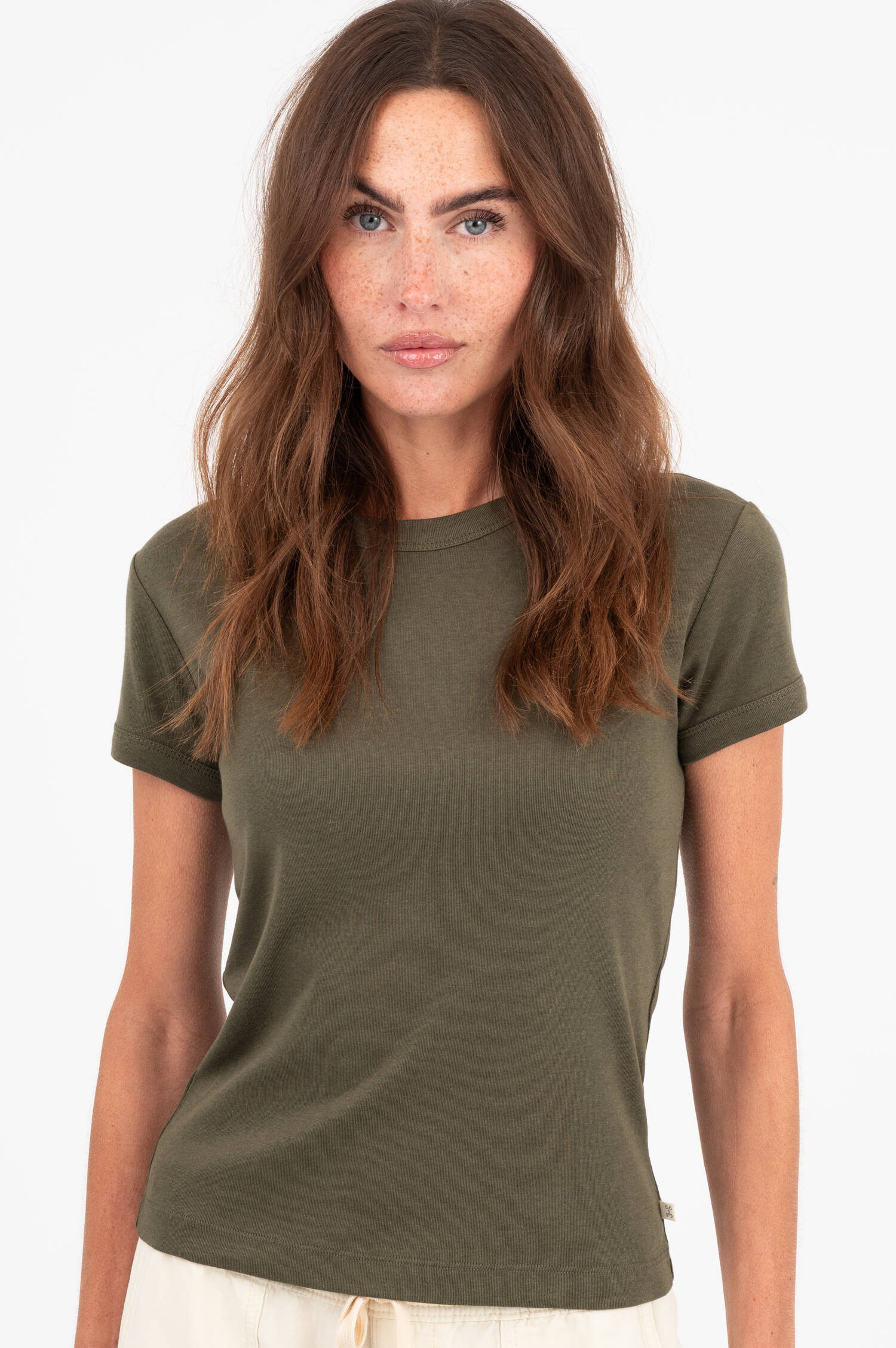 T-Shirt in Olivgrün T-Shirt in Olivgrün