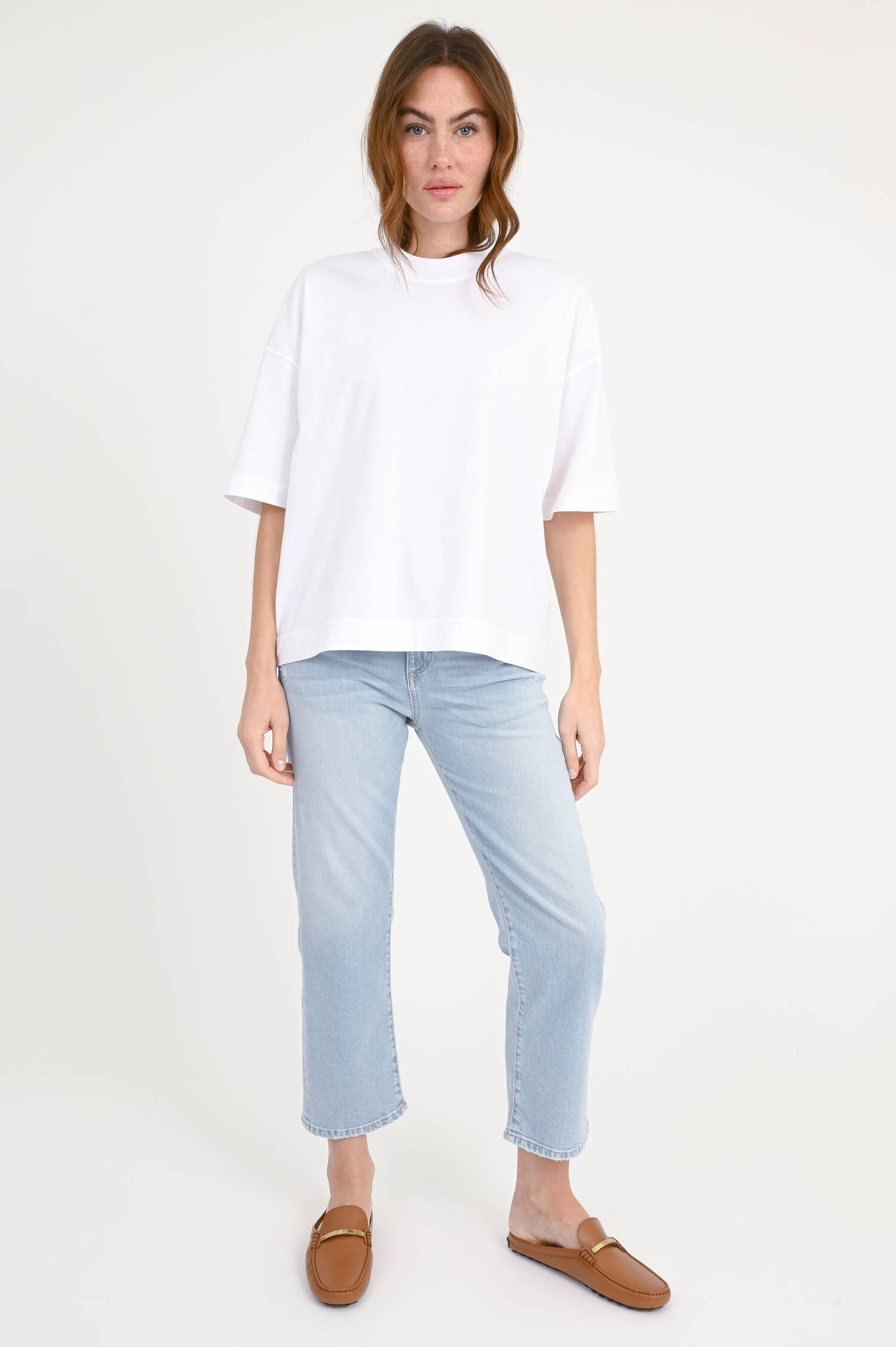 Oversize T-Shirt in Weiß