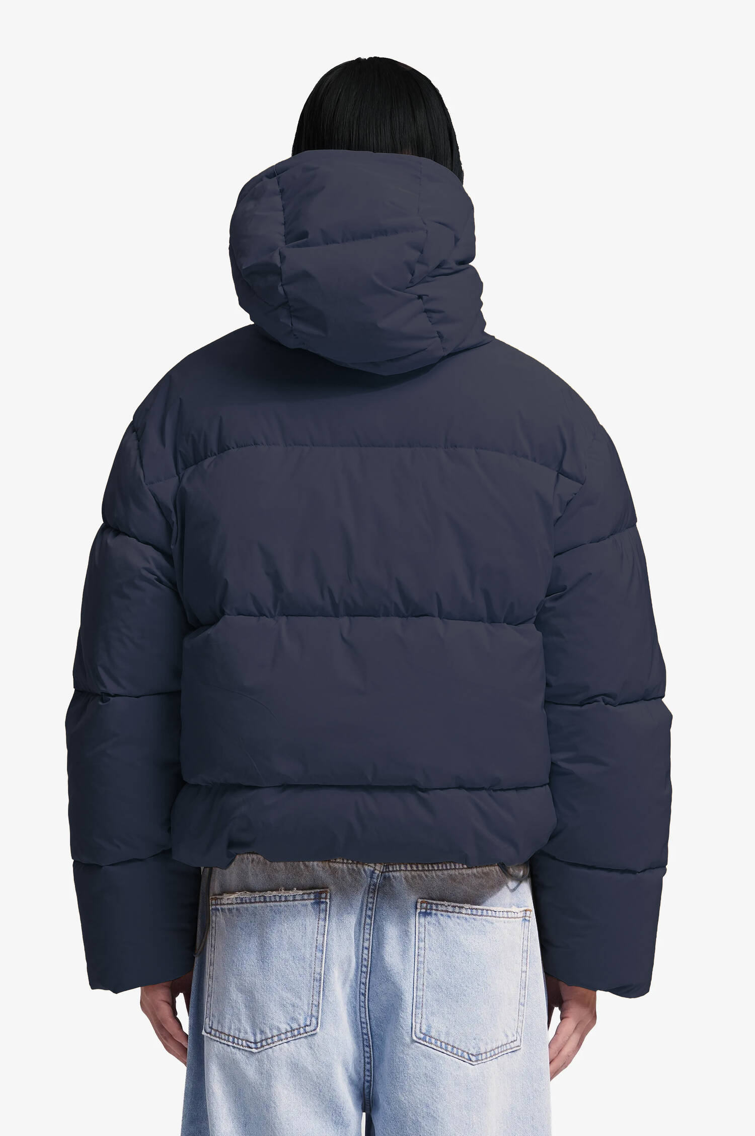 Pufferjacke in Navy