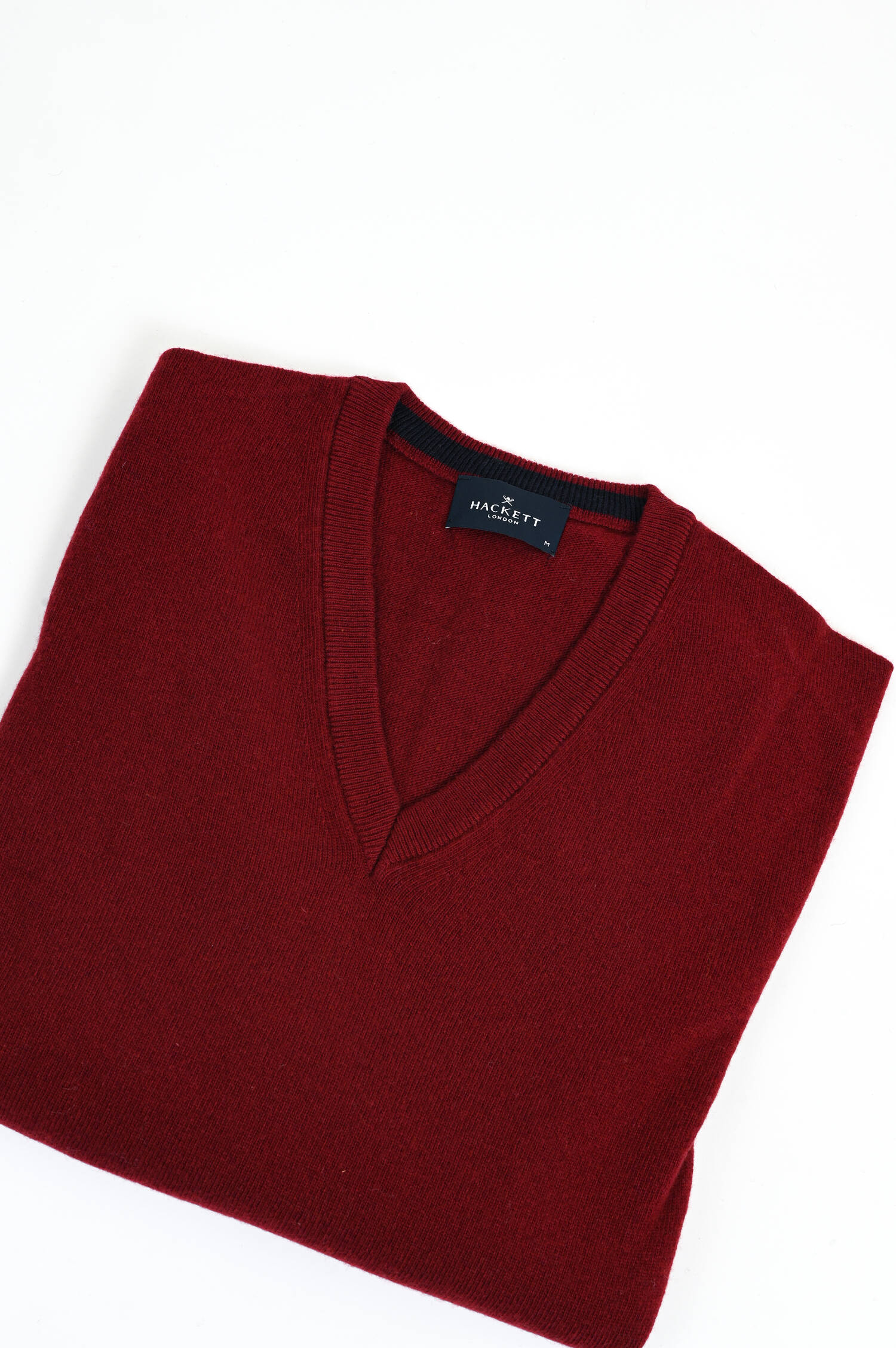 Pullover aus Wolle-Cashmere-Mix in Bordeaux