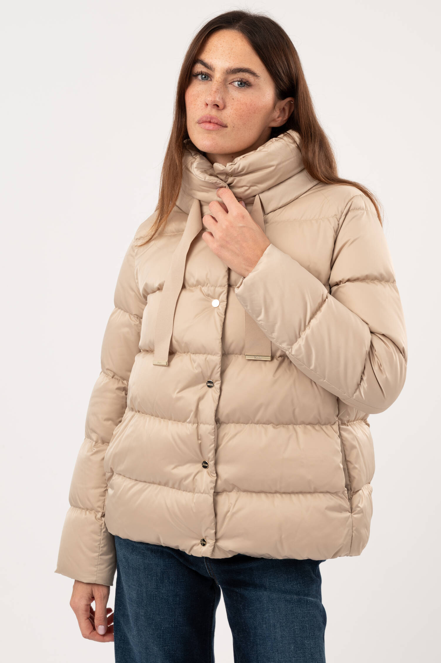 Daunenjacke in Beige Daunenjacke in Beige
