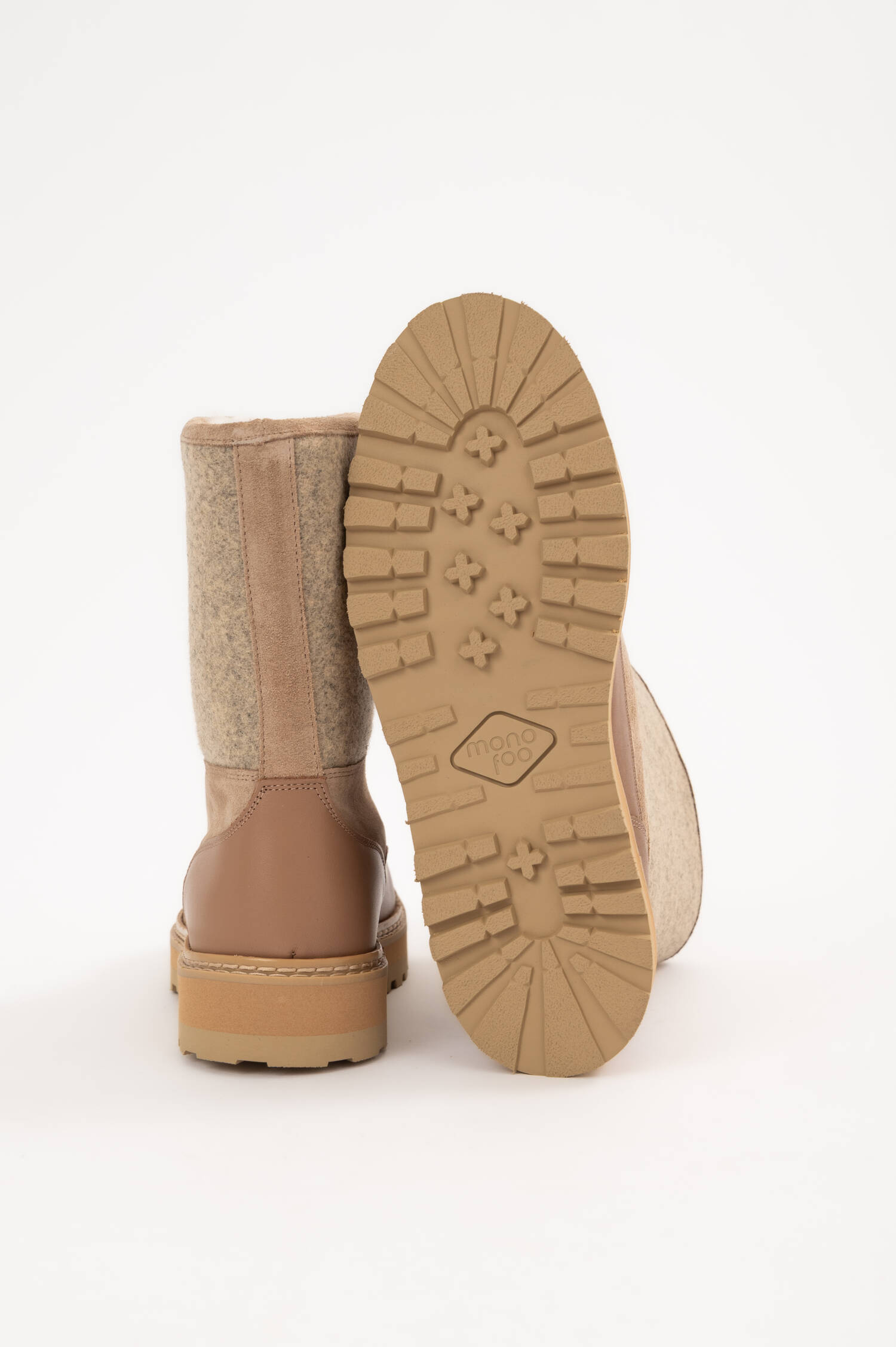 Stiefelette in beige