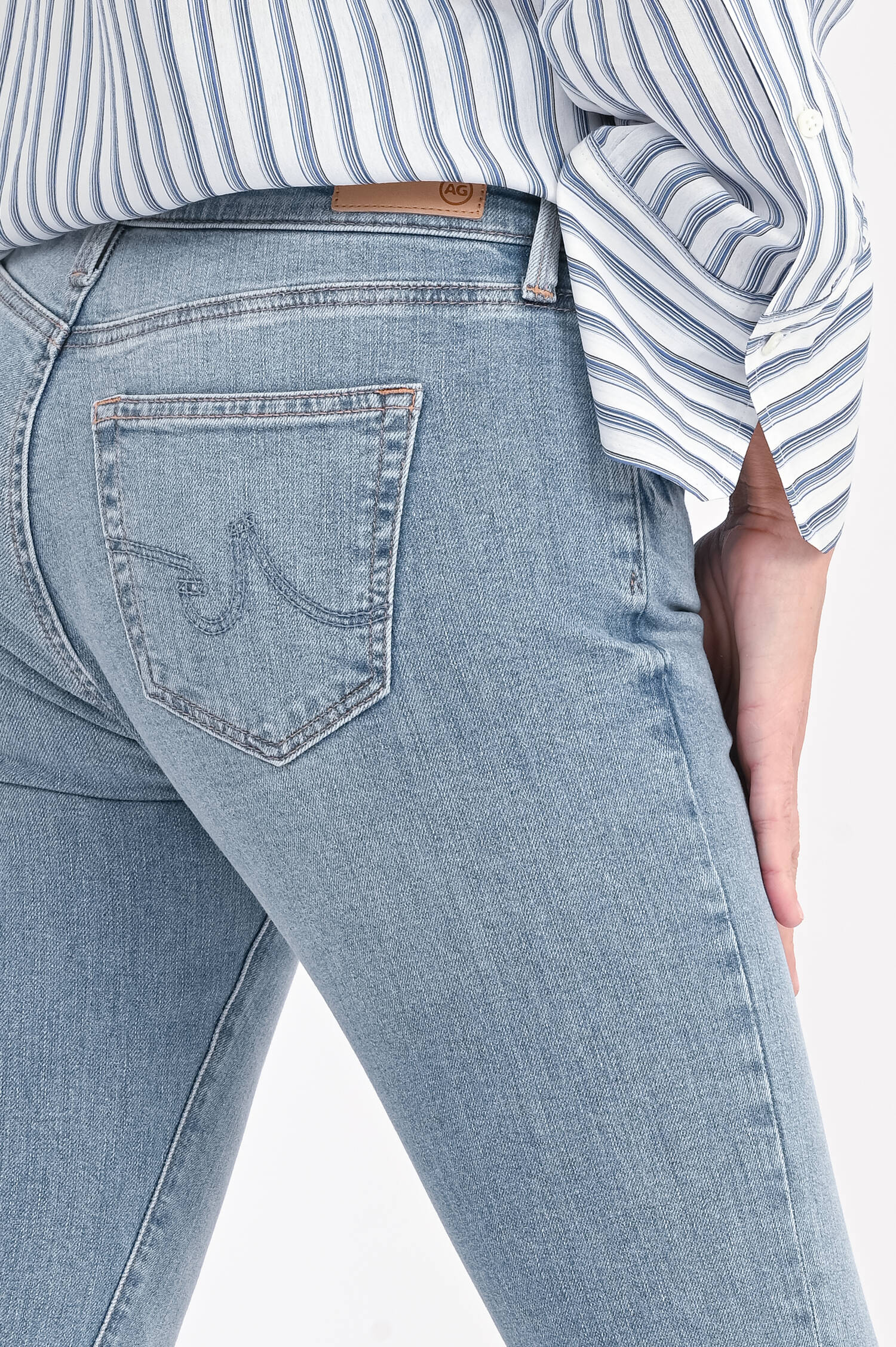 Slim Fit Jeans in Hellblau