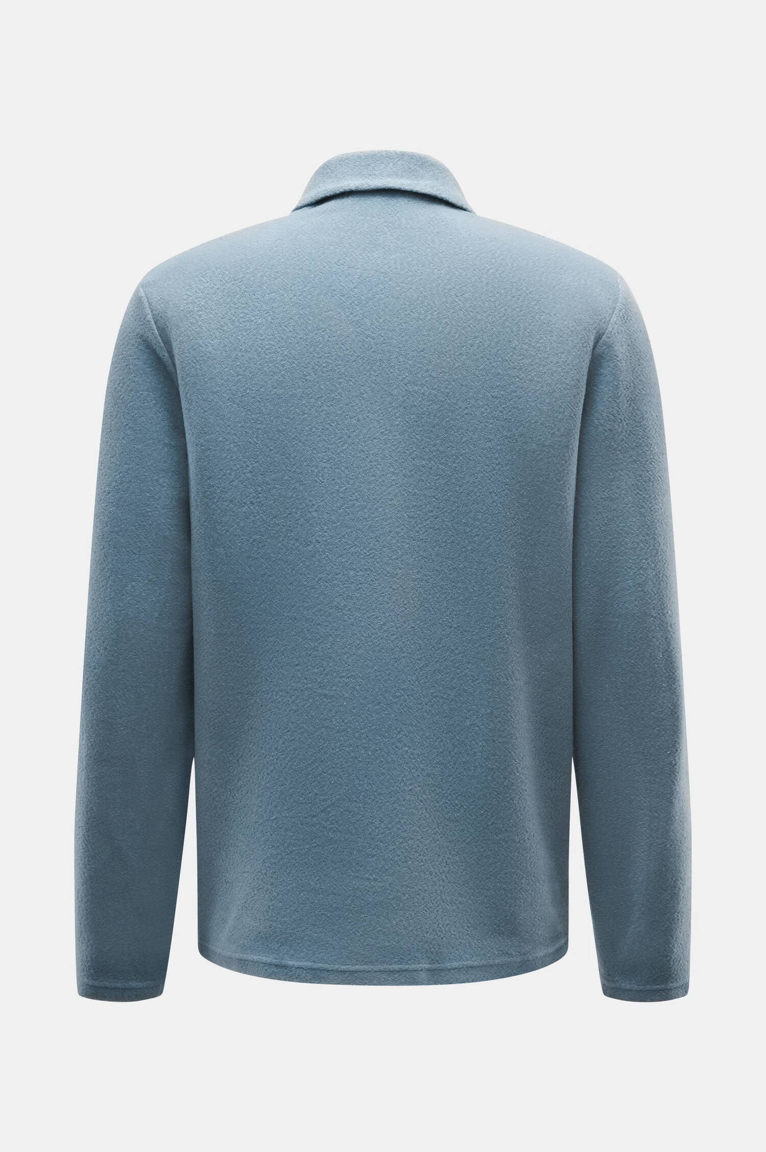 Wollmix Polo-Shirt in Hellblau Wollmix Polo-Shirt in Hellblau