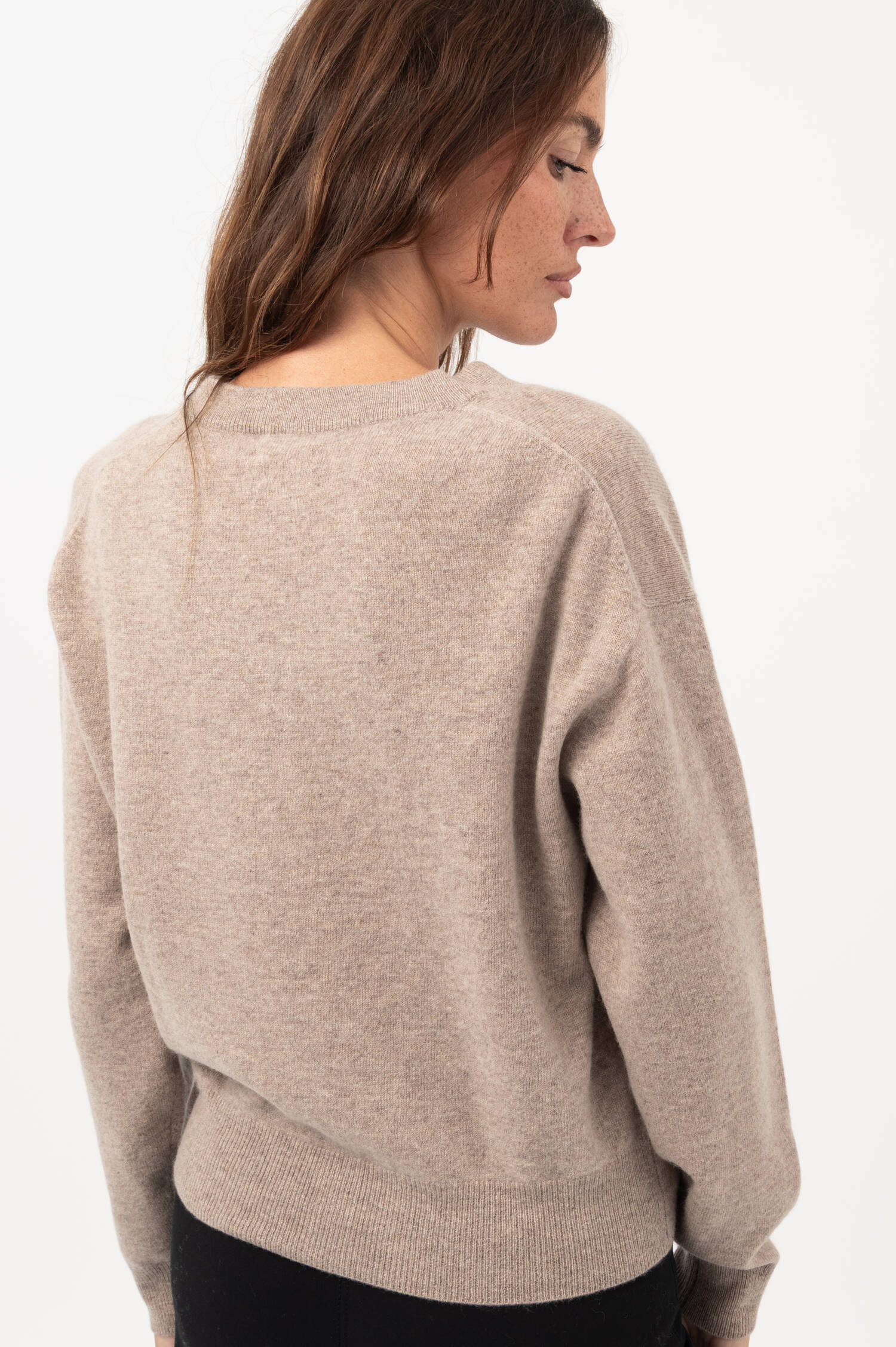 Cashmere-Cardigan in Beige Cashmere-Cardigan in Beige