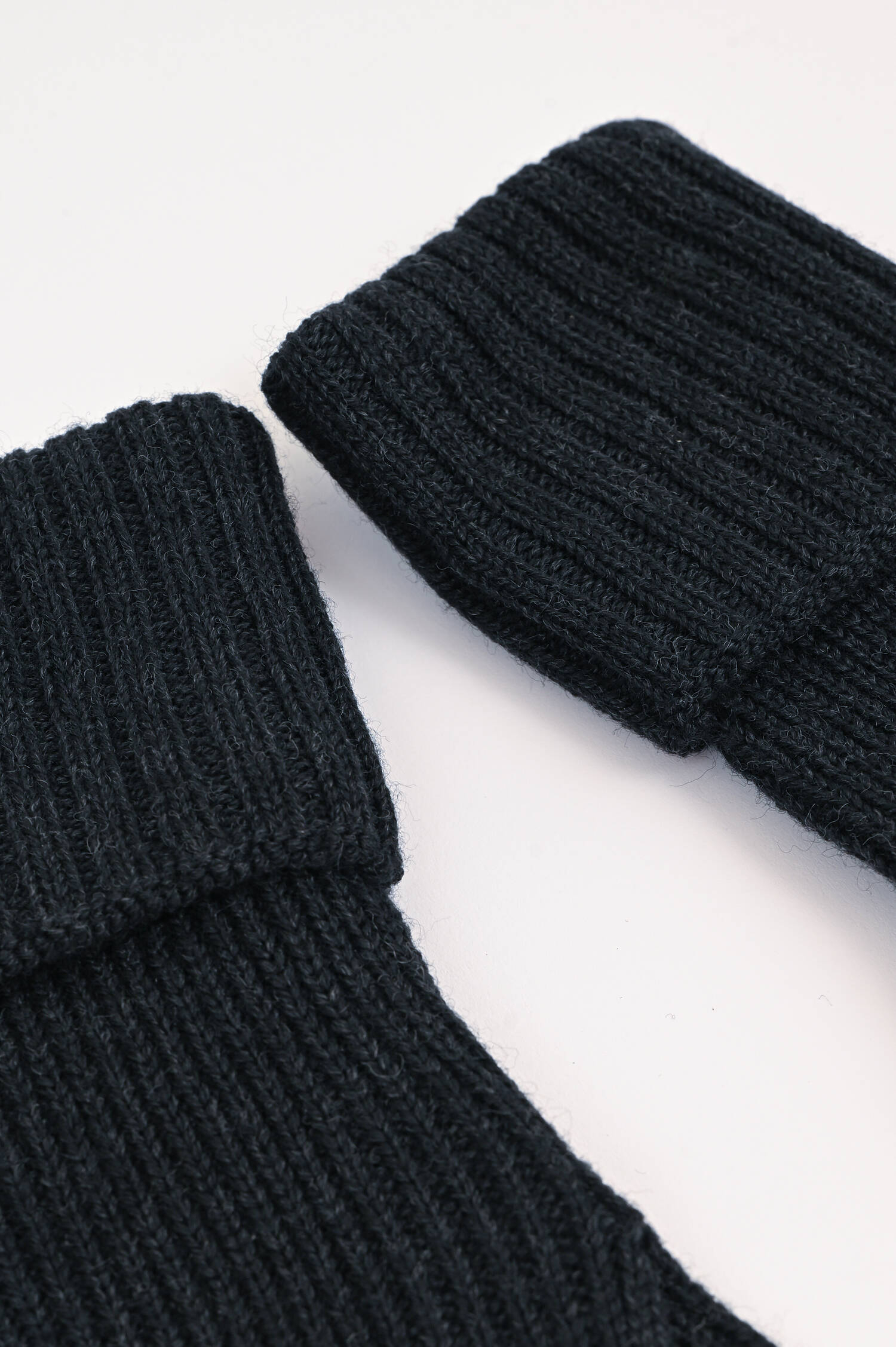 Handschuhe aus Wolle in Schwarz