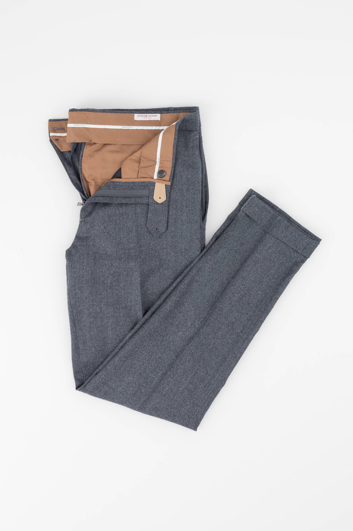 Flannel-Chinohose in Dunkelgrau meliert Flannel-Chinohose in Dunkelgrau meliert