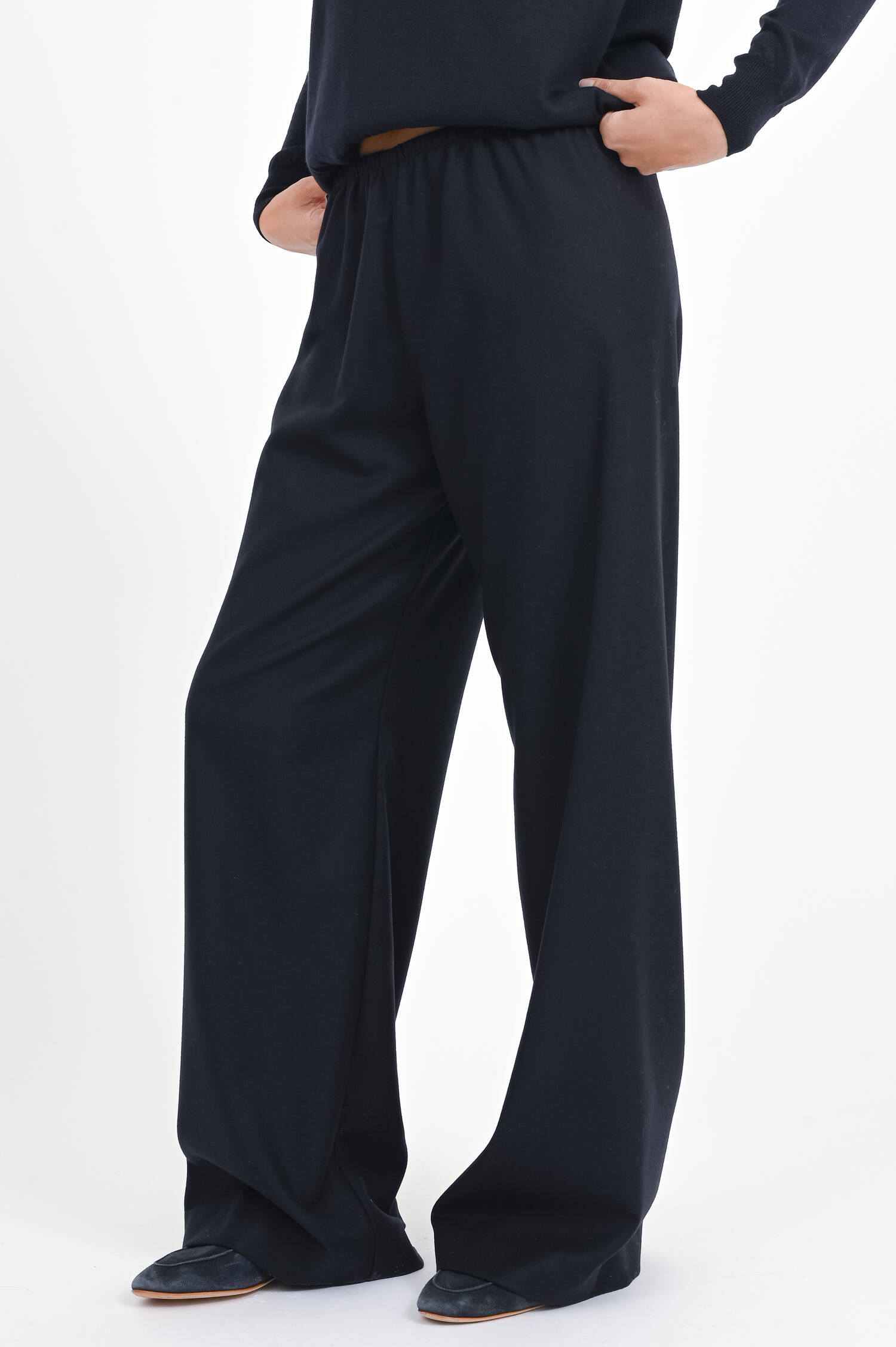 Nahtlose Hose in Navy