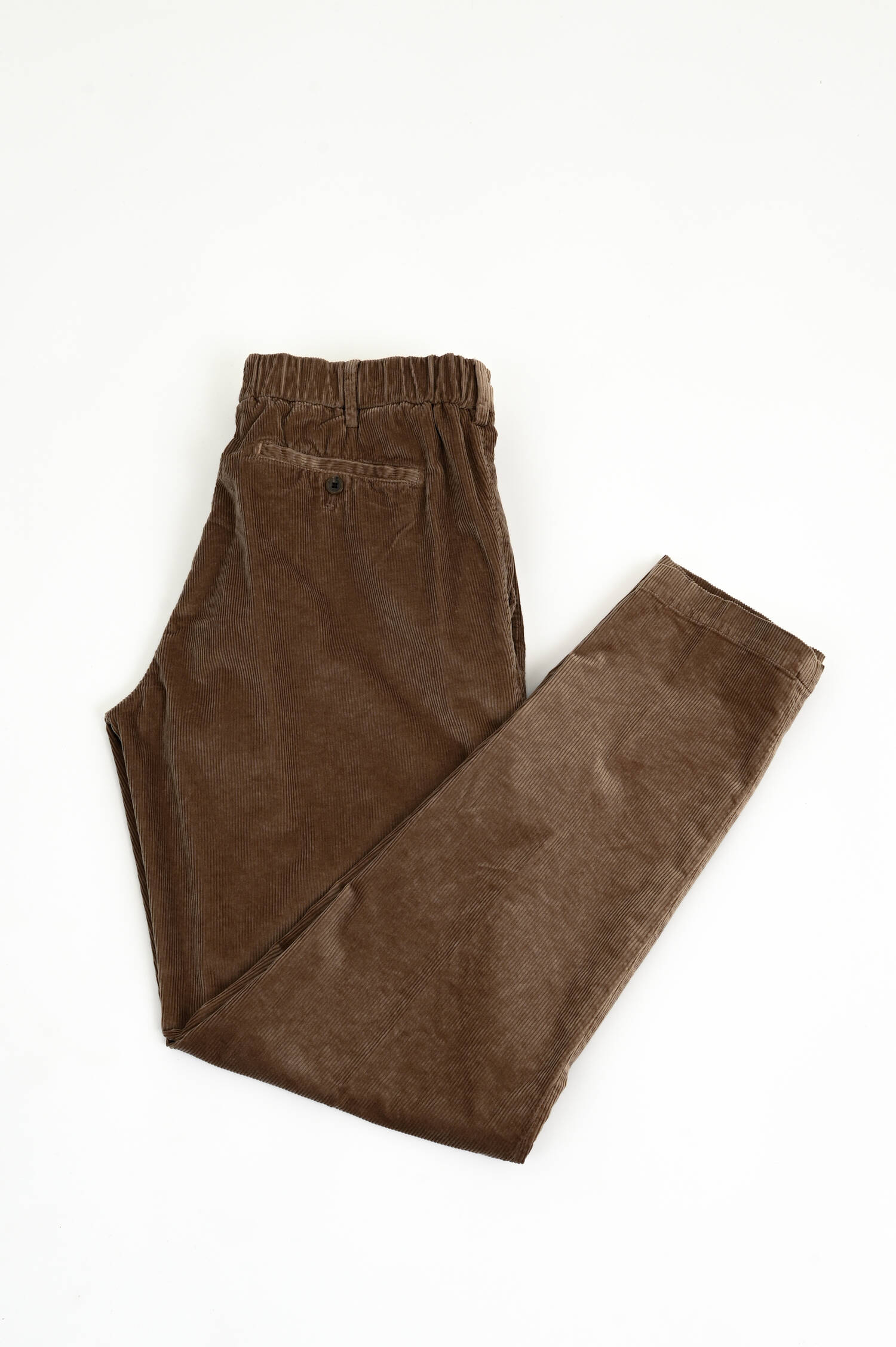 Hose aus Baumwoll-Cord in Camel