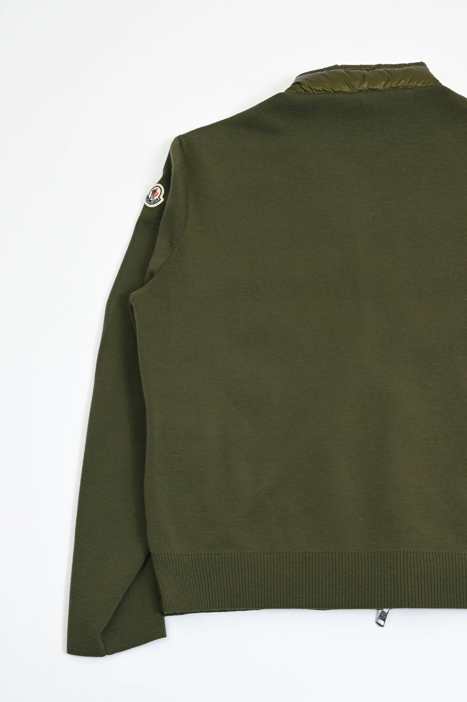 Hybrid Daunenjacke in Oliv