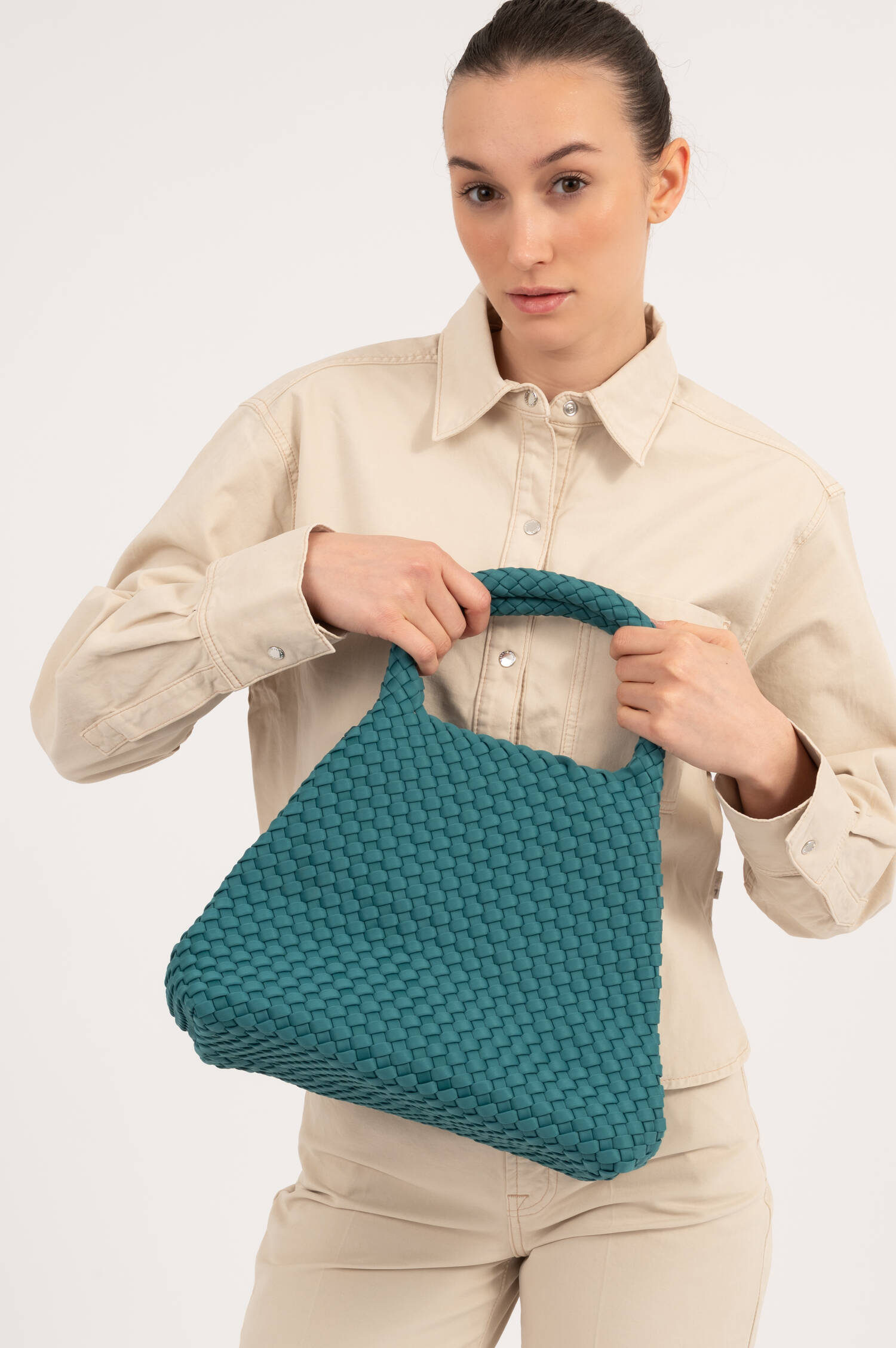 Neopren Tasche SICILIAN SPRING MEDIUM in Petrol