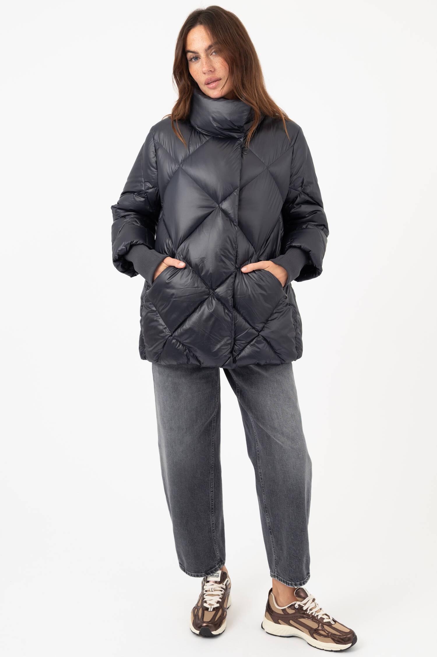 Daunensteppjacke HELENA in NAvy Daunensteppjacke HELENA in NAvy