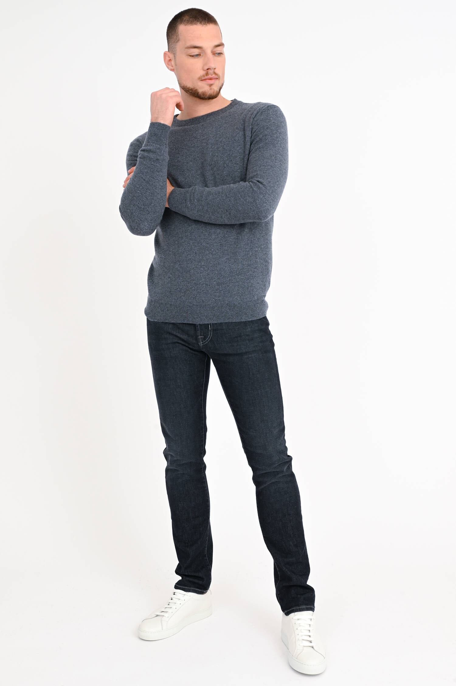 Straight Jeans BARD in Dunkelgrau