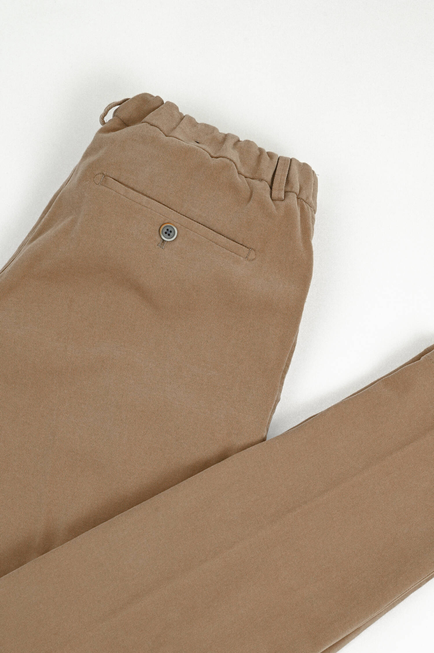 Hose TRENTO mit Elastikbund in Camel