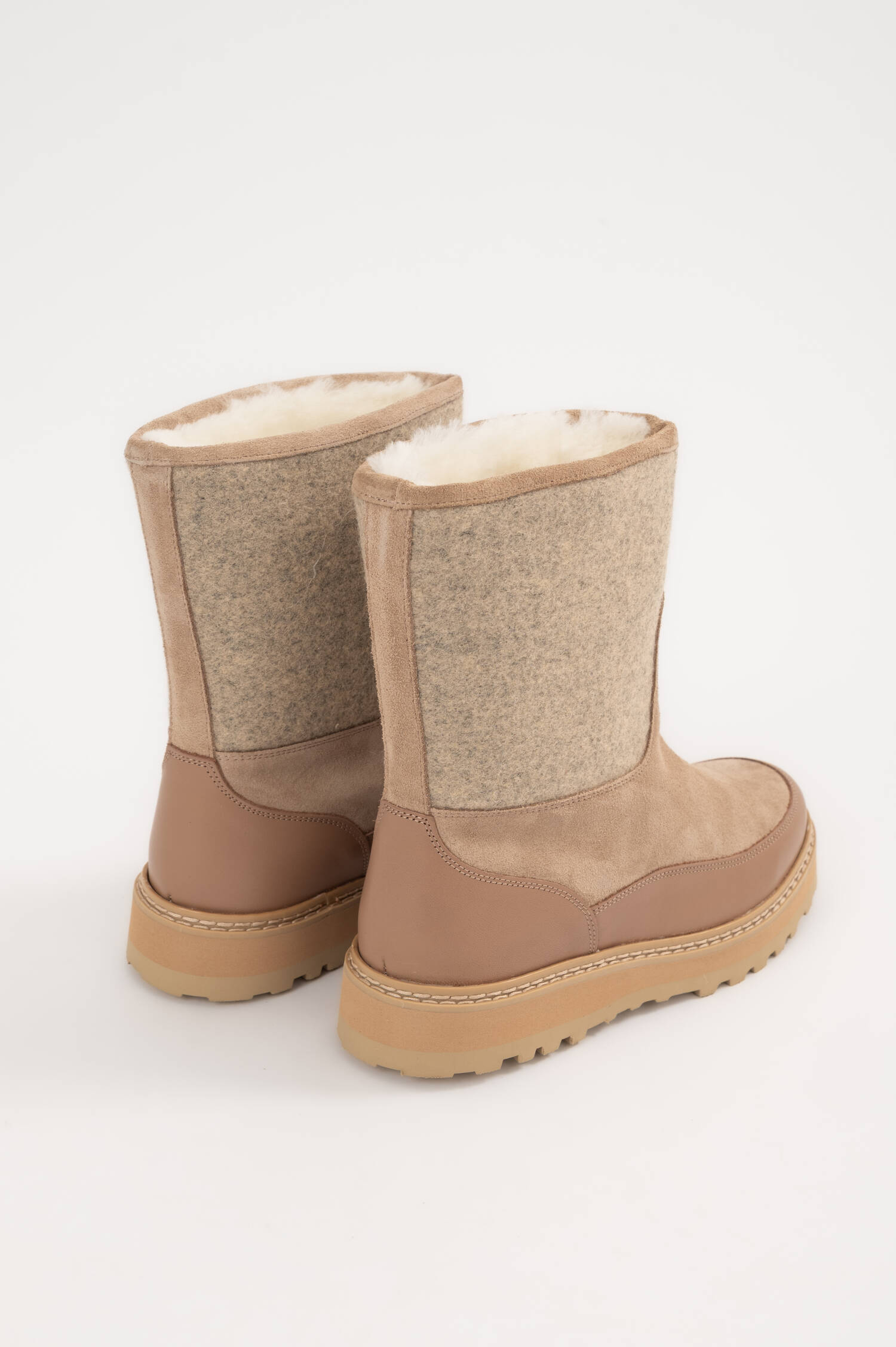 Stiefelette in beige