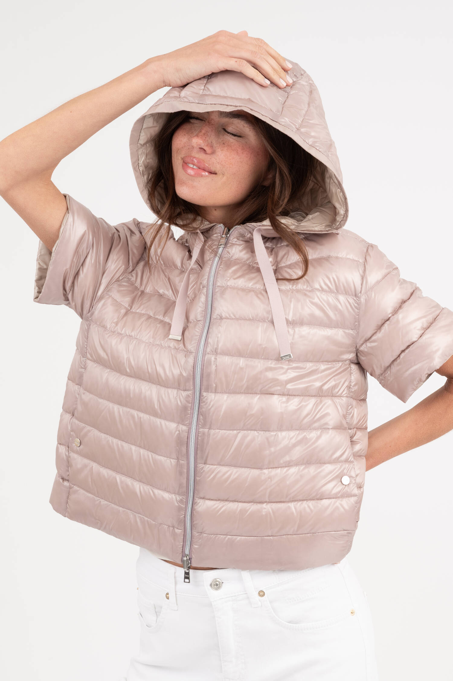 Wendegilet in Rosé/Beige Wendegilet in Rosé/Beige