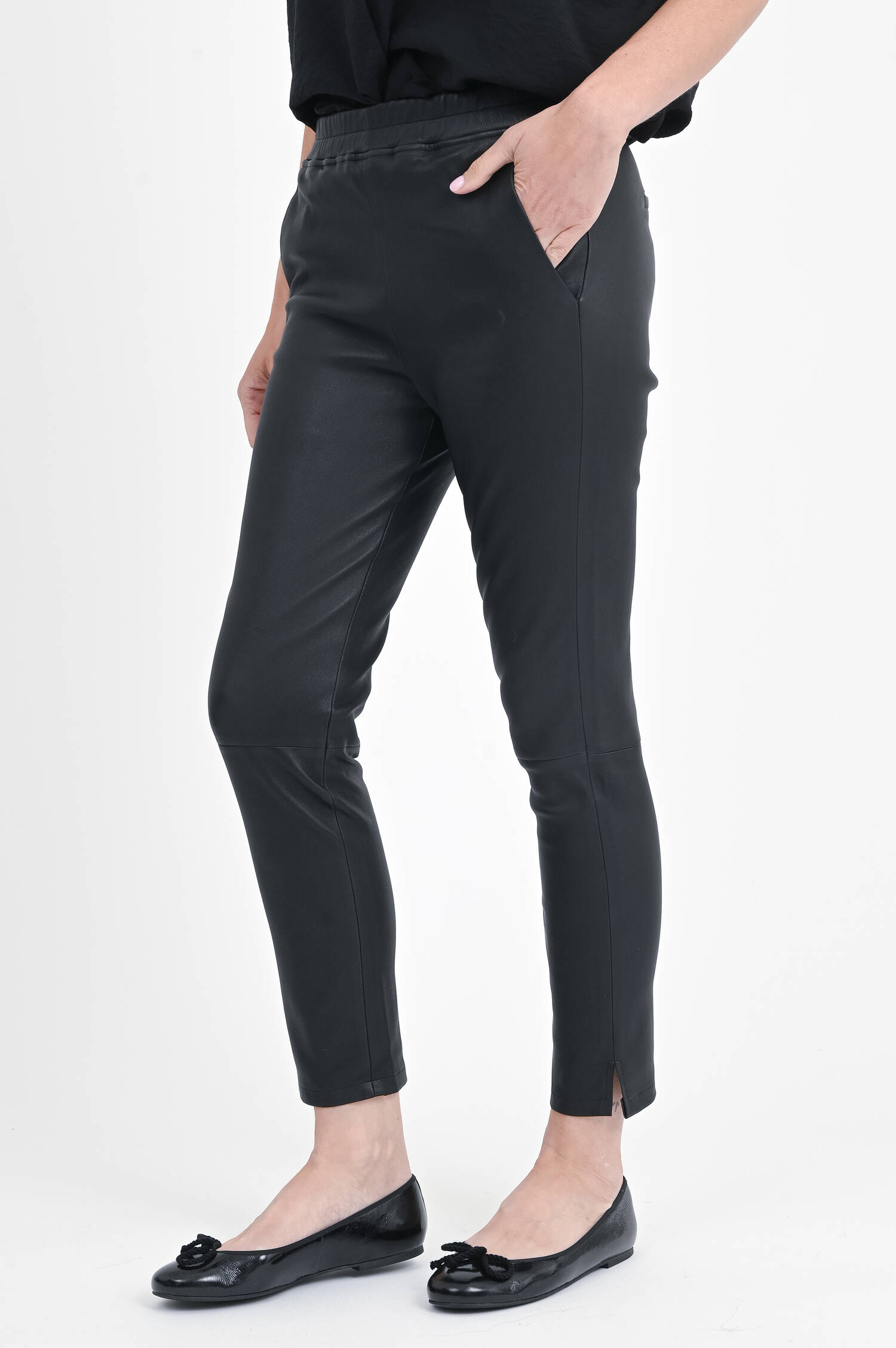 Lederhose PROVENCE STRETCH PLONGE in Schwarz Lederhose PROVENCE STRETCH PLONGE in Schwarz