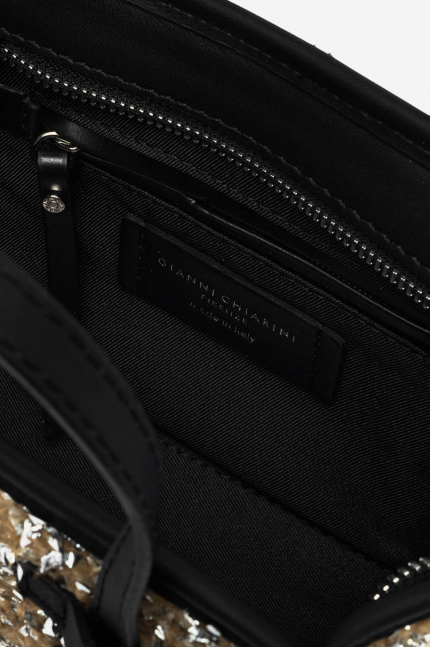 Mini Bag MARCELLA LUREX in Gold/Schwarz