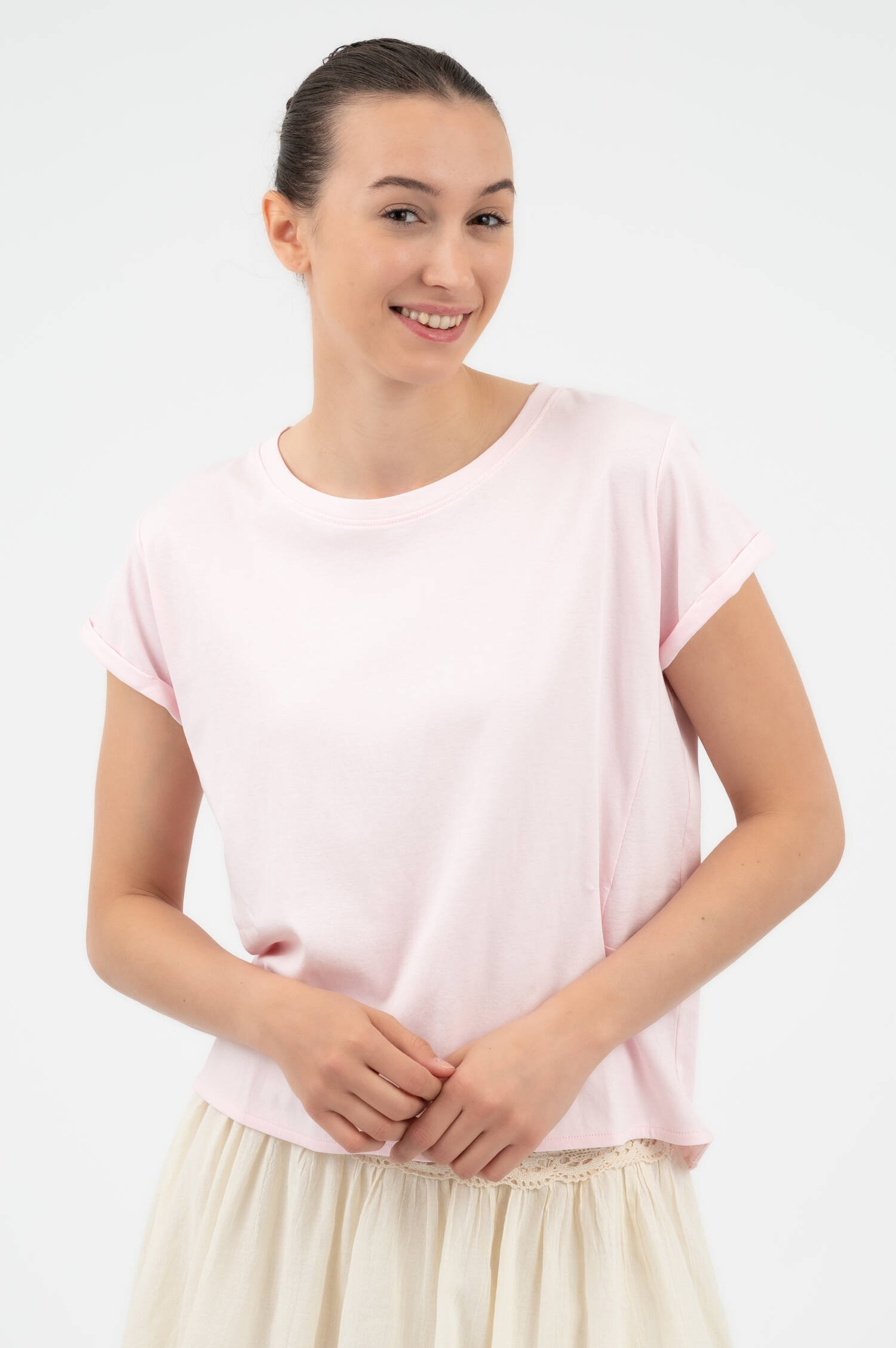 T-Shirt LILY aus Bio-Baumwolle in Rosa T-Shirt LILY aus Bio-Baumwolle in Rosa
