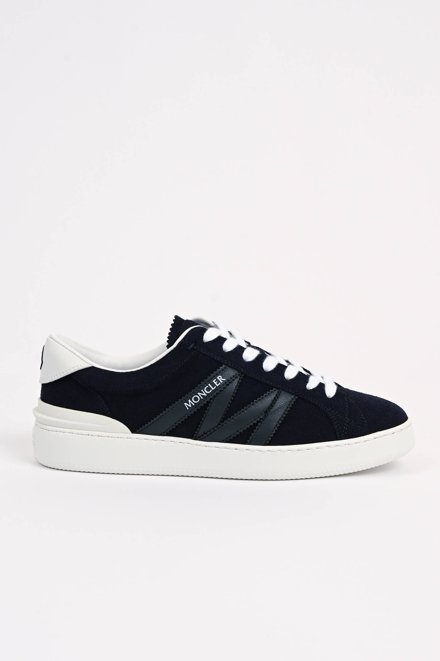Veloursleder Sneaker MONACO in Navy