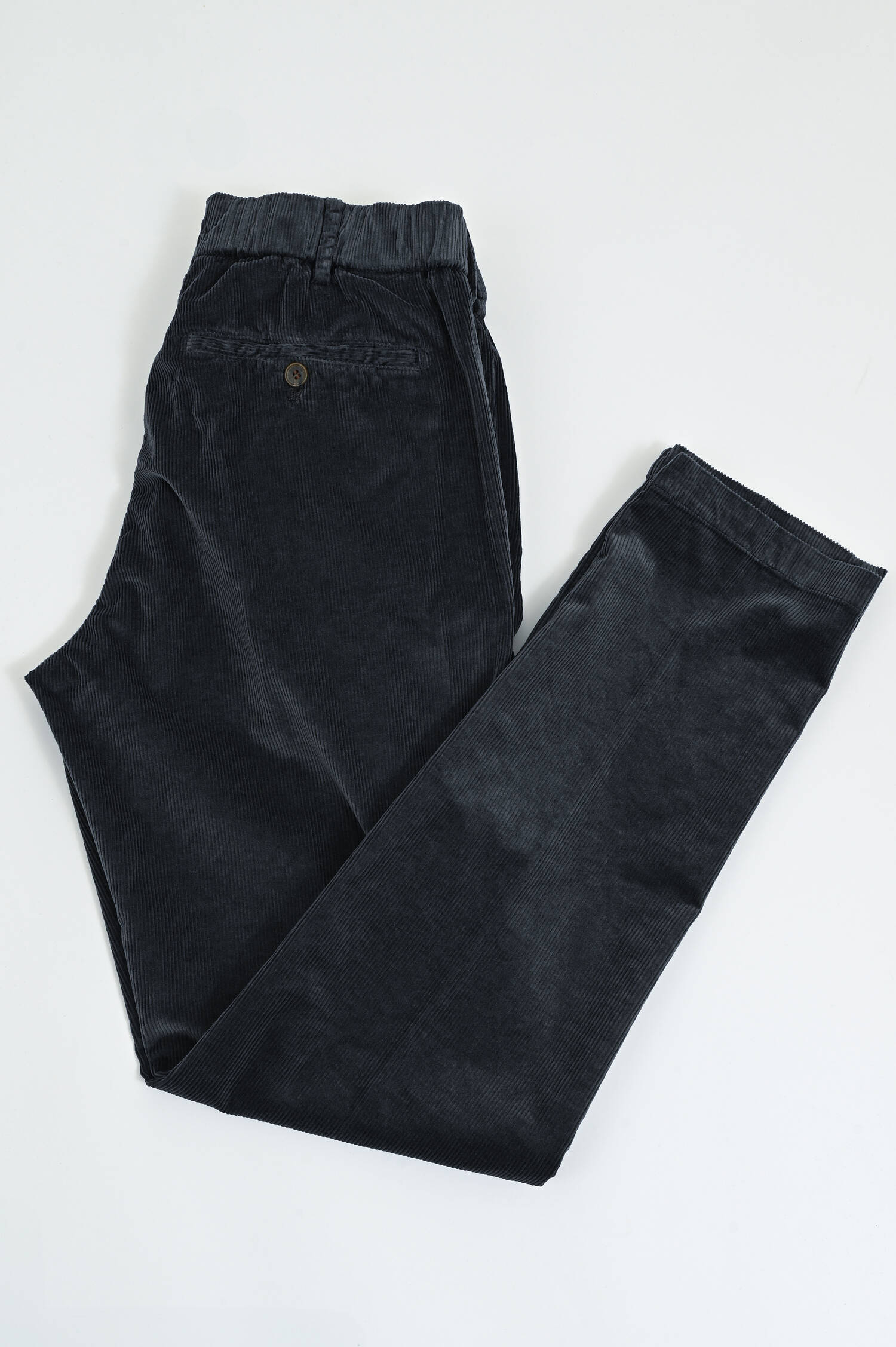 Cord-Hose mit Tunnelzug in Anthrazit Cord-Hose mit Tunnelzug in Anthrazit