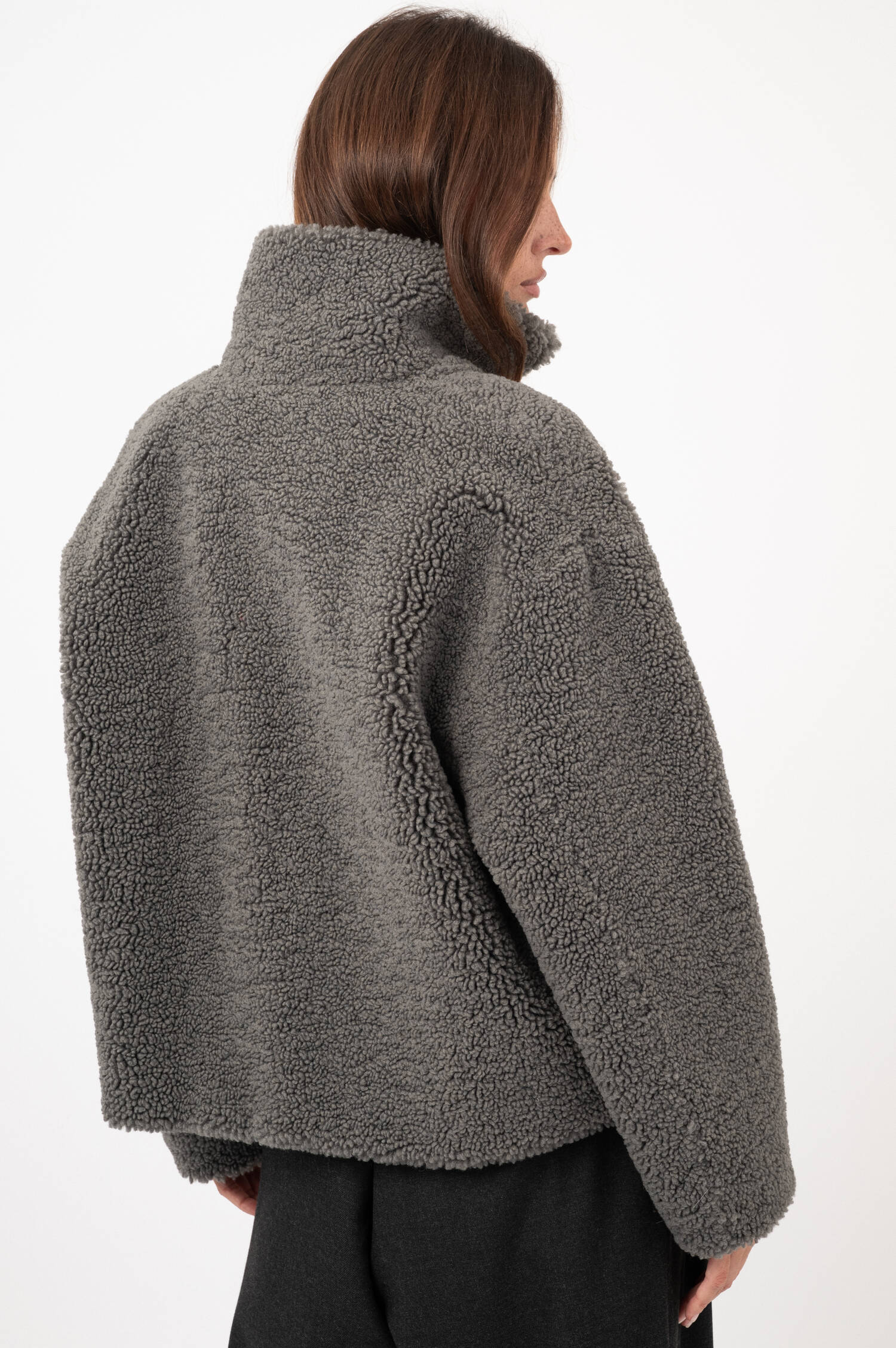 Teddy-Jacke YOGI in Grau Teddy-Jacke YOGI in Grau