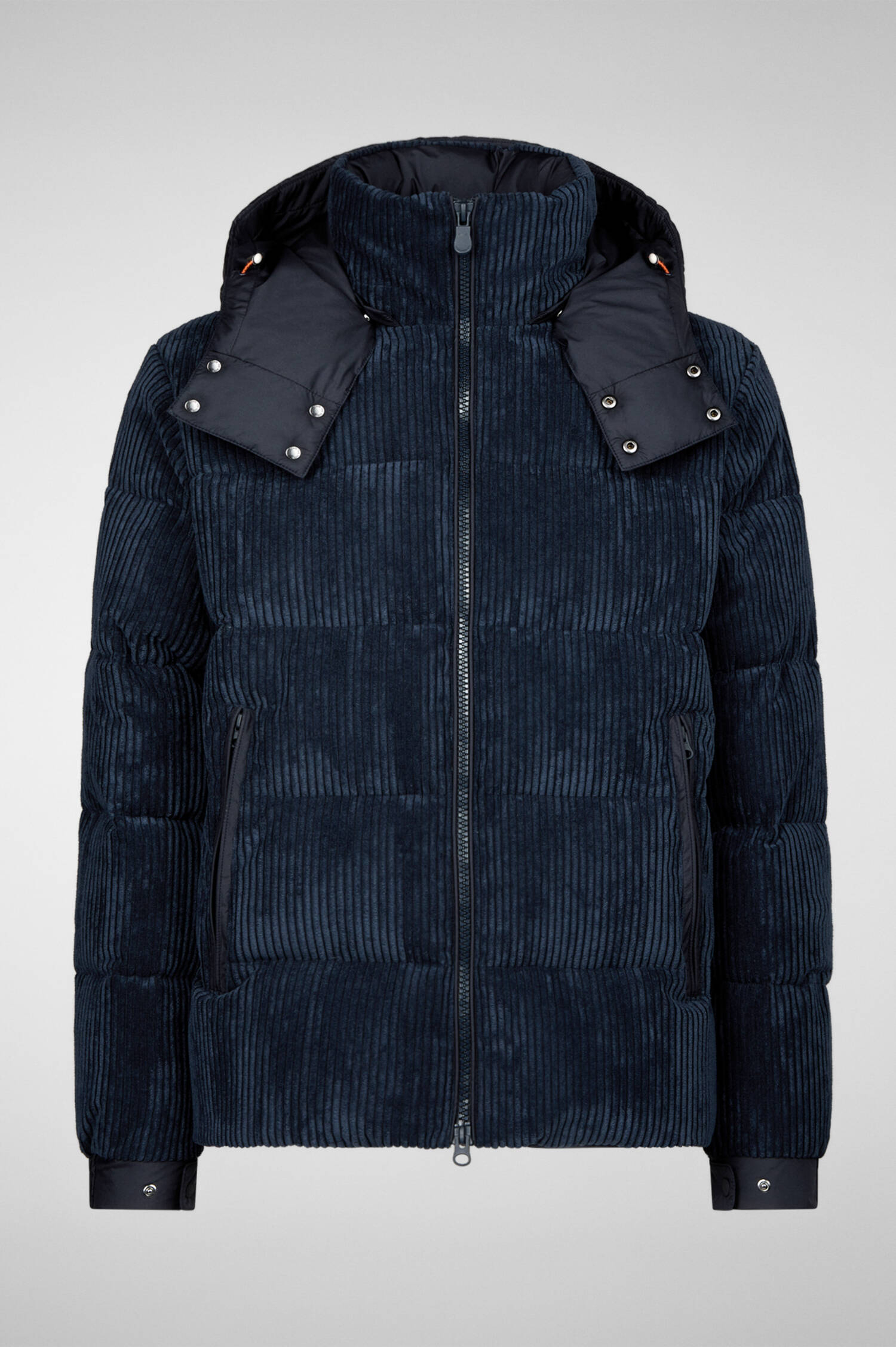 Jacke ALBUS aus Cord in Marineblau