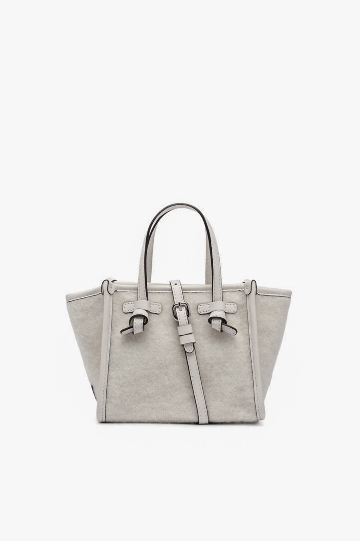 Kleine Tasche FURRY in Creme