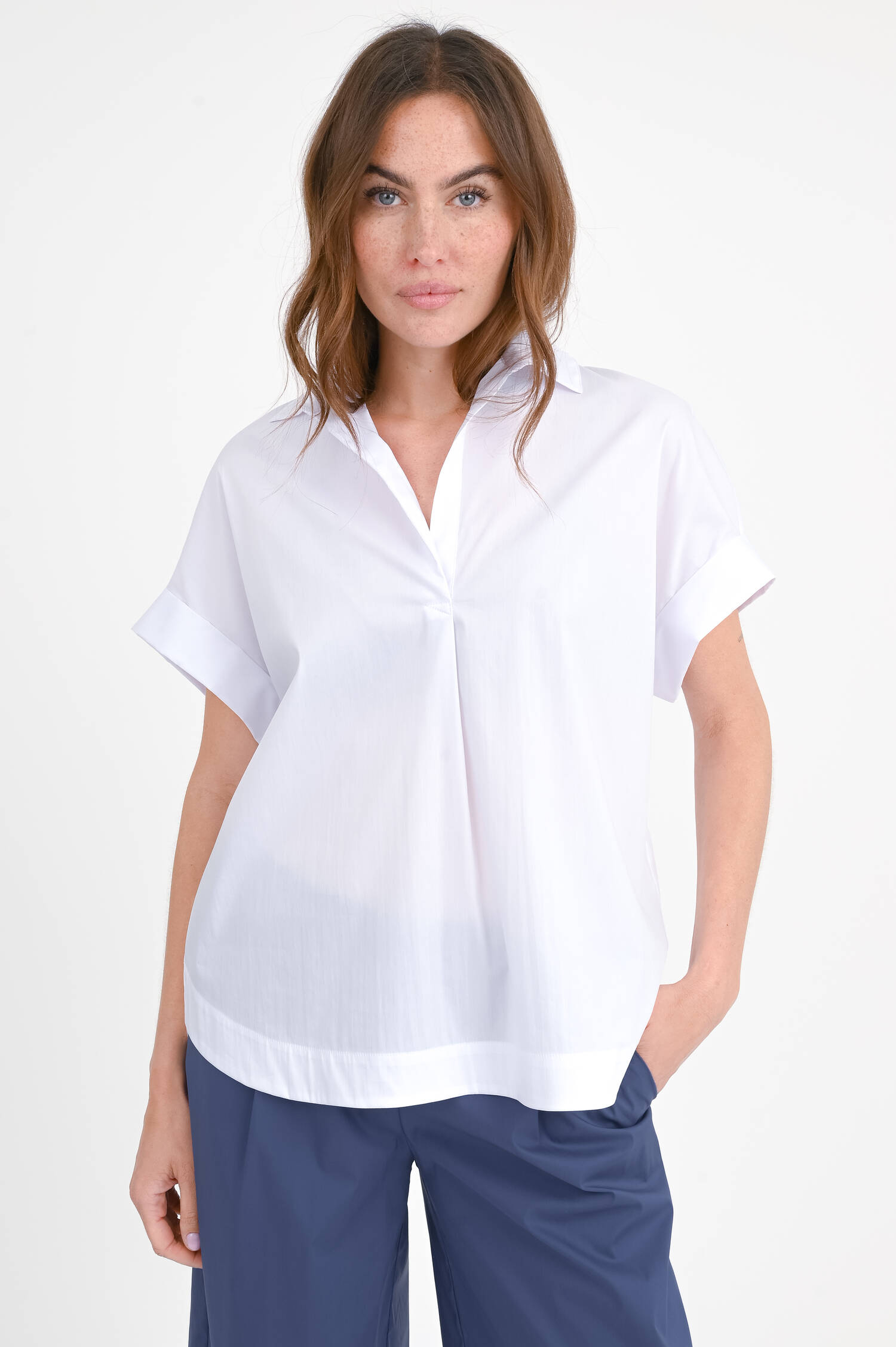 Tunika-Bluse EMMA in Weiß